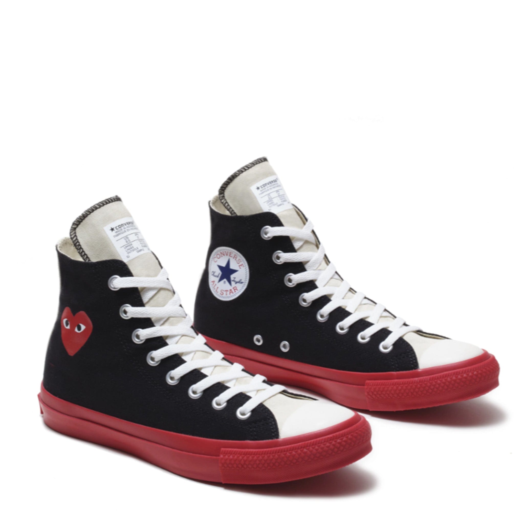 Comme Des Garcons PLAY COMME DES GARÇONS Converse Chuck Taylor High (Black)