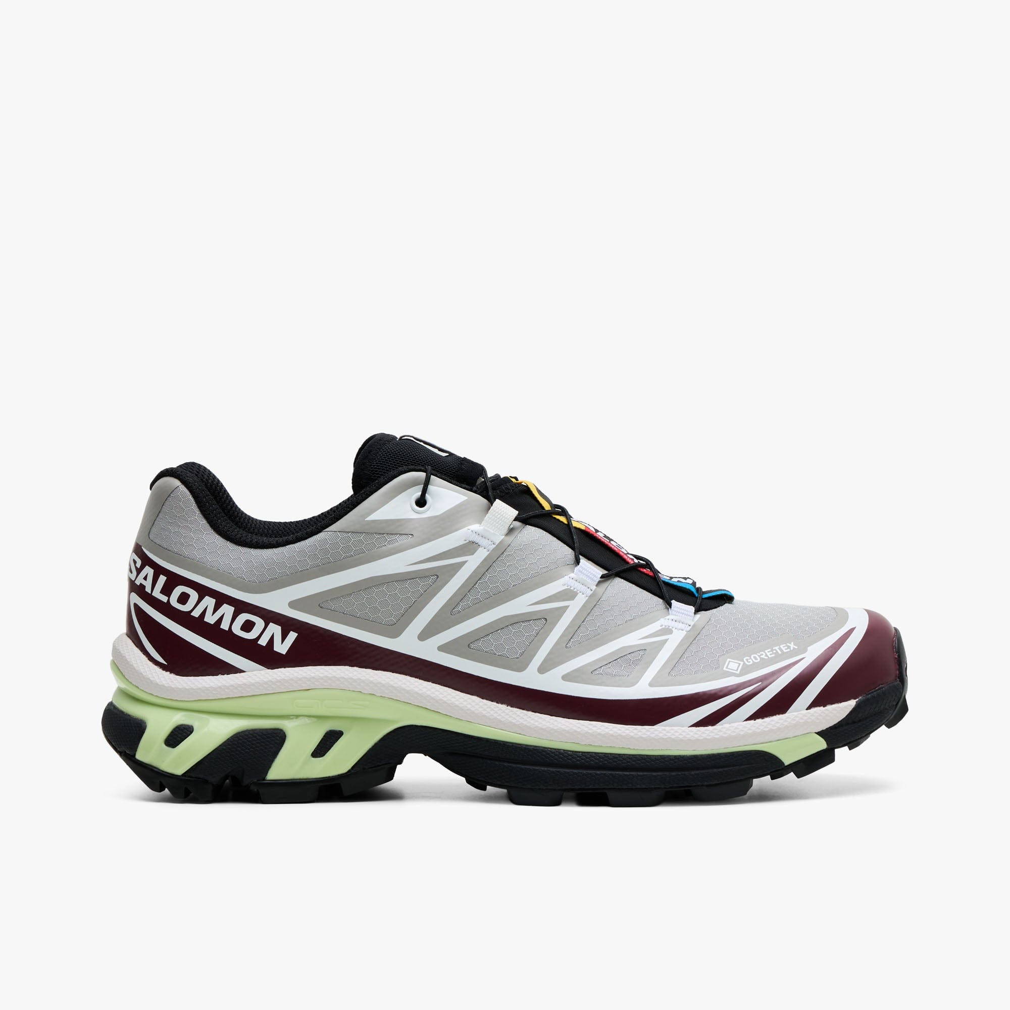 Salomon XT - 6 GTX Paloma / Maroon Banner