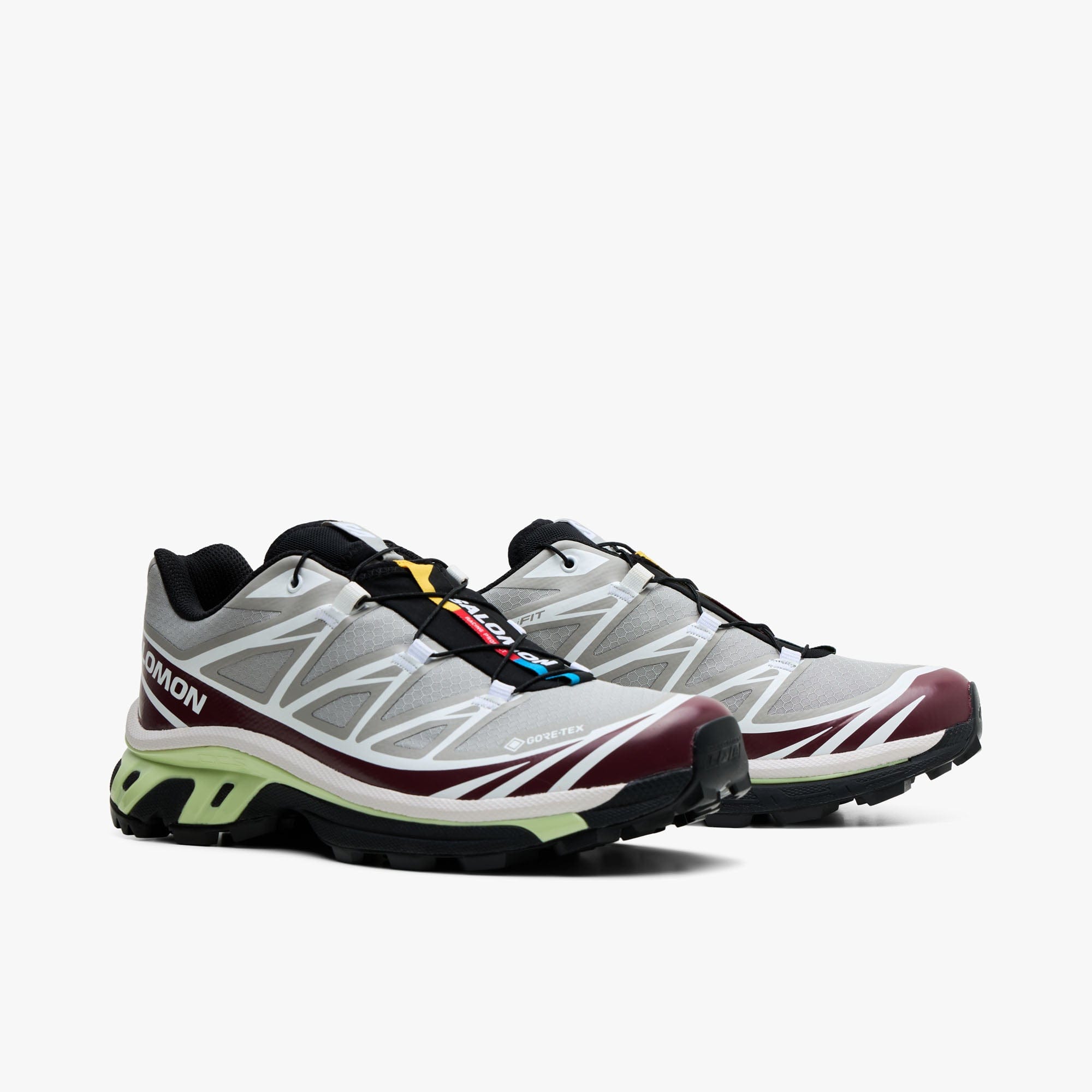 Salomon XT - 6 GTX Paloma / Maroon Banner