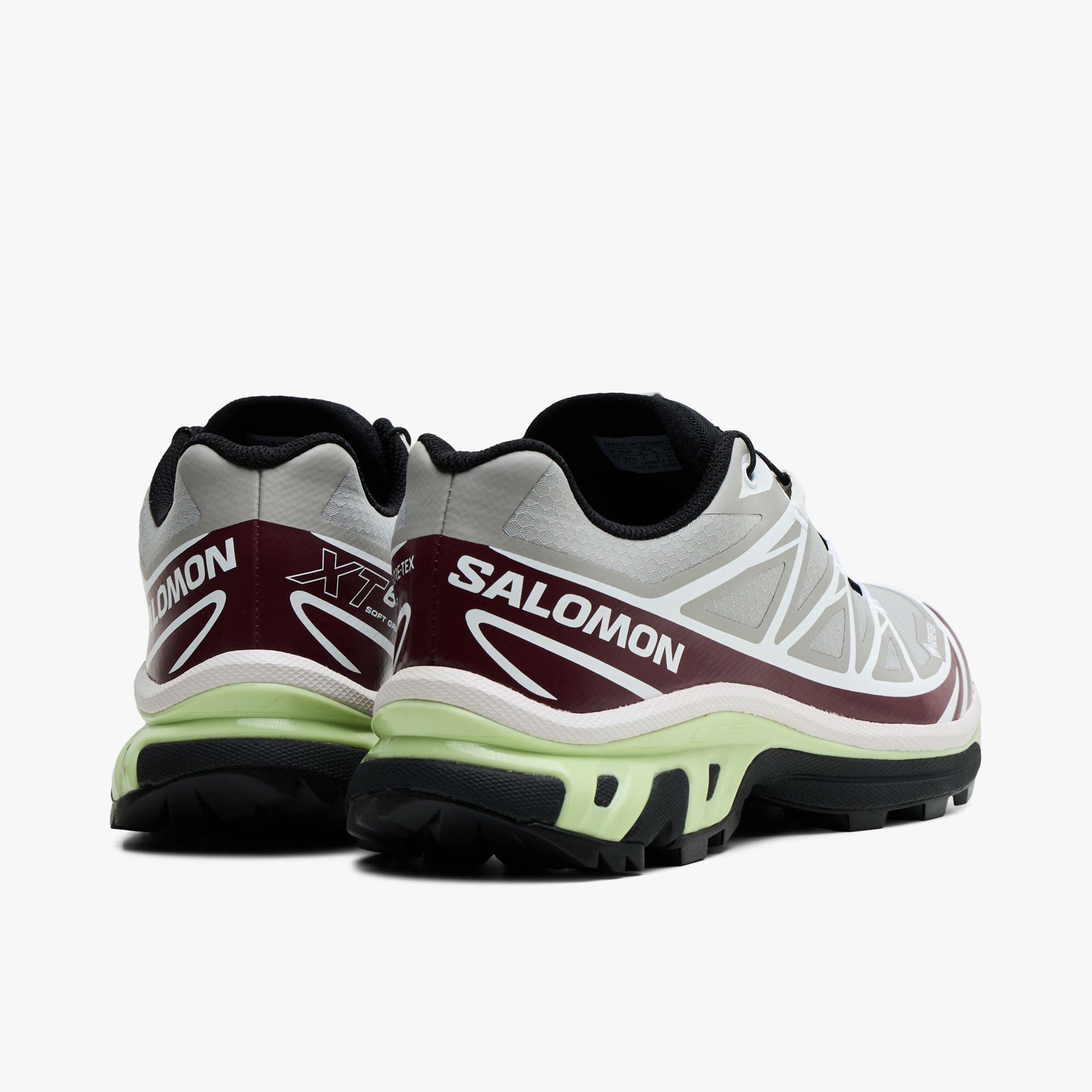 Salomon XT - 6 GTX Paloma / Maroon Banner