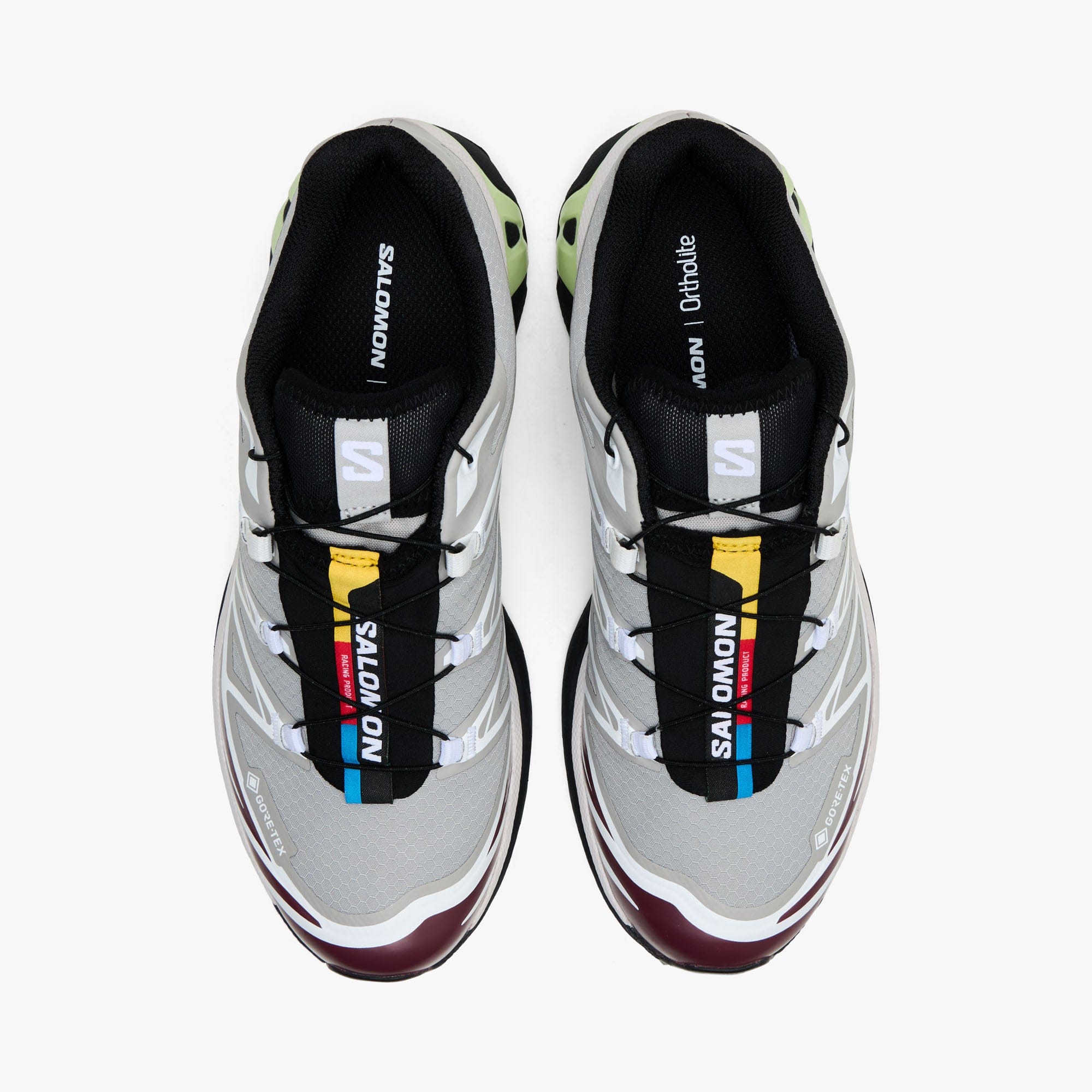 Salomon XT - 6 GTX Paloma / Maroon Banner