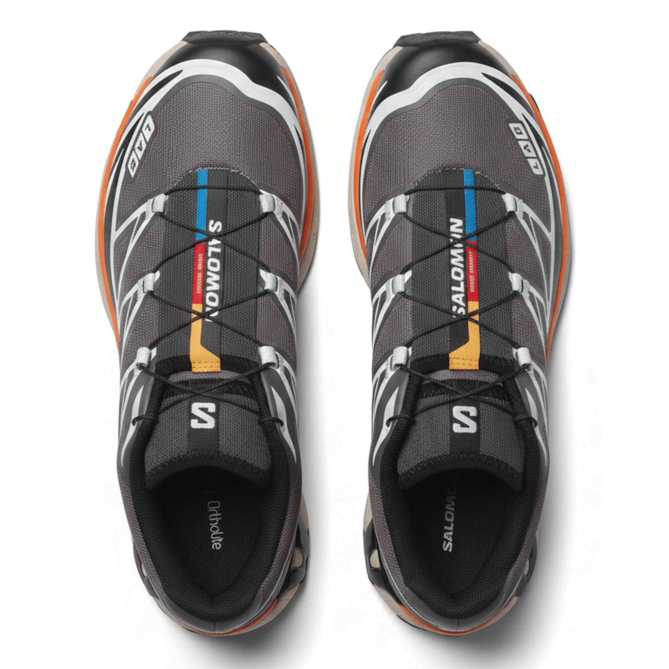 Salomon Men's XT - 6 Pewter/Black/Turmeric