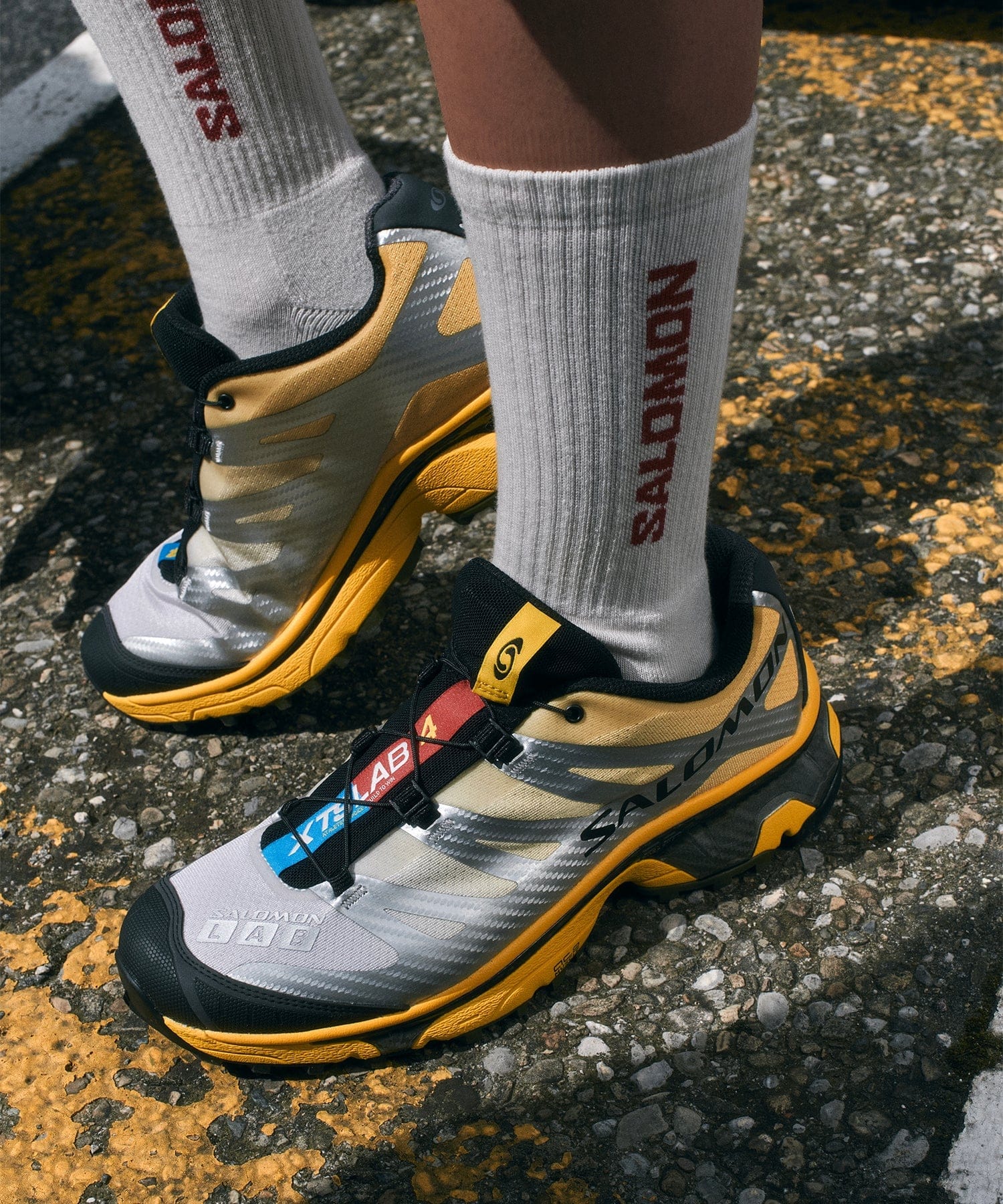Salomon XT - 4 OG Color: Ftw Silver/Black/Lemon Style: L49216900