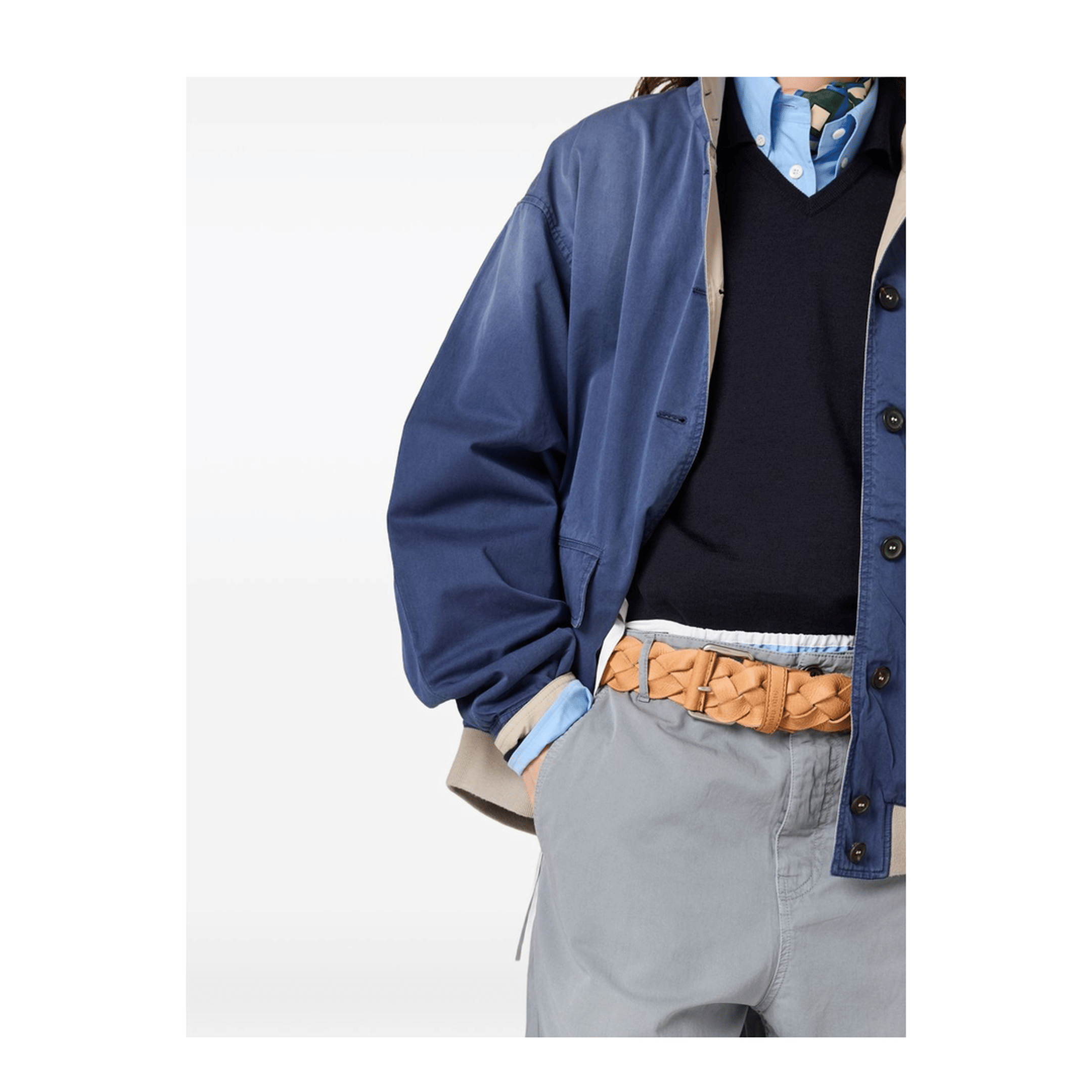 Miu Miu Coats Navy