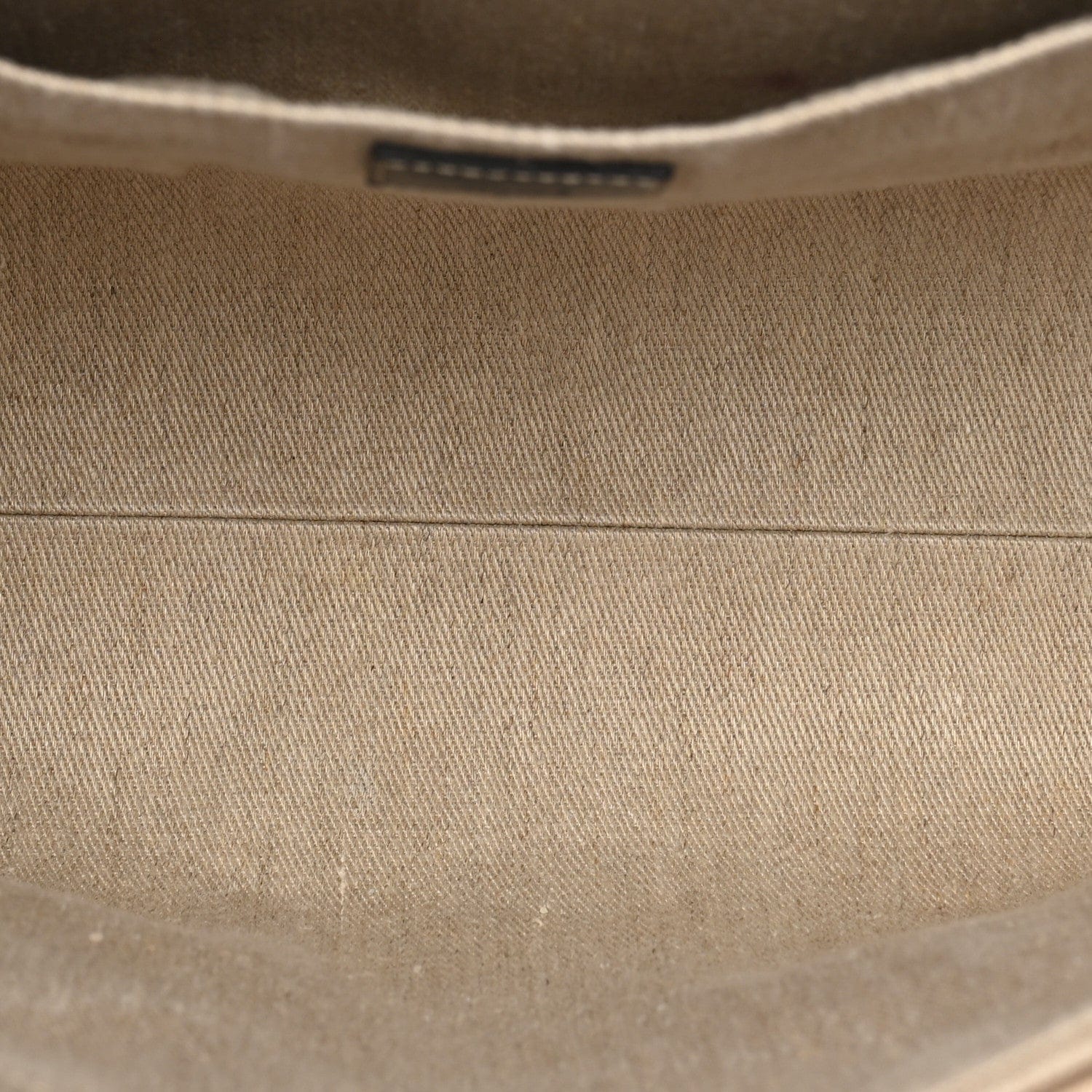 Chloe Linen Calfskin Medium Woody Ribbon Tote White Blue