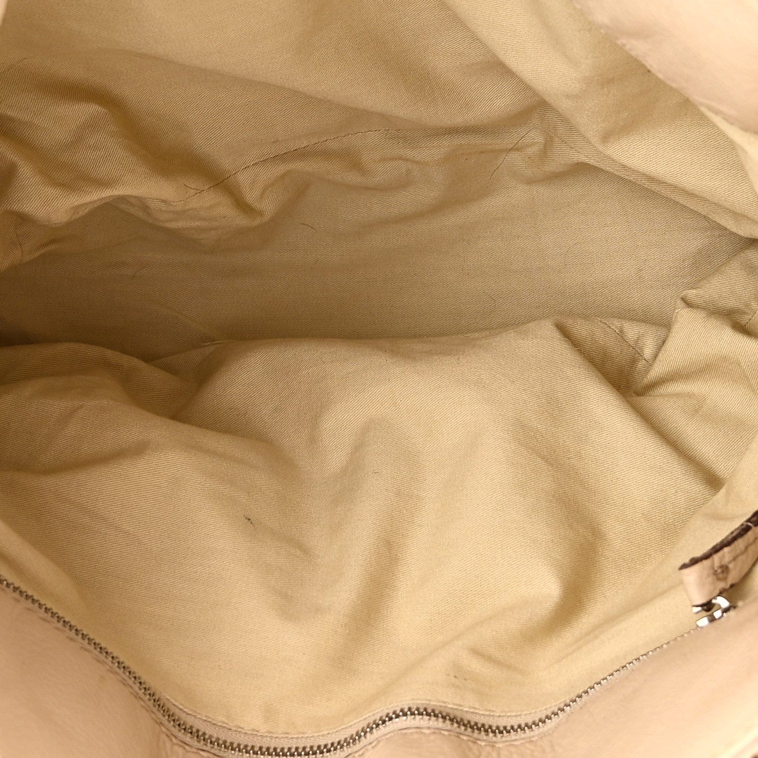 Chloe Grained Calfskin Paddington Shopping Tote Beige