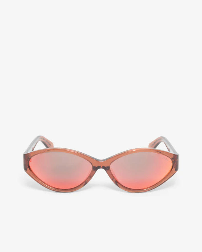 Stüssy - Men's Yumi Sunglasses - (Transparent Brown/Solar Flare)