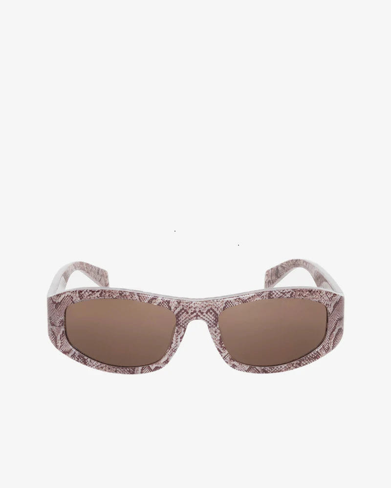 Stüssy - Landon Sunglasses - (Snake Skin/Brown)