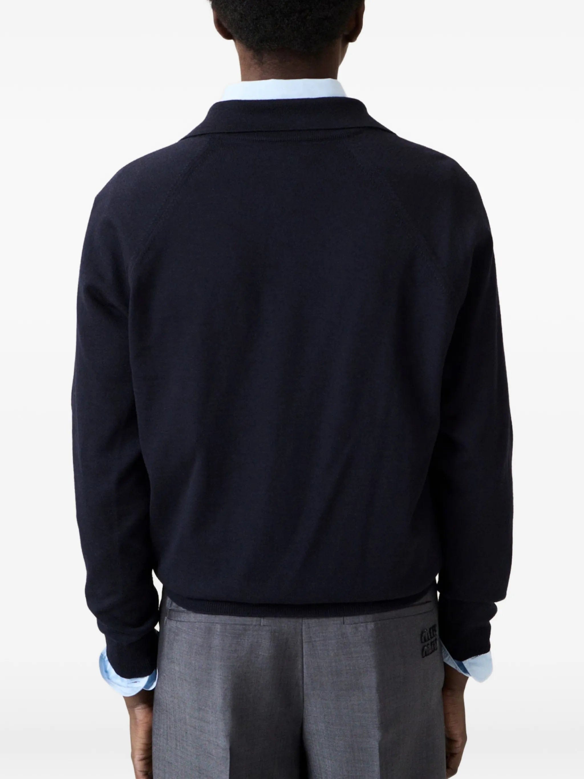 Miu Miu knit collar sweater