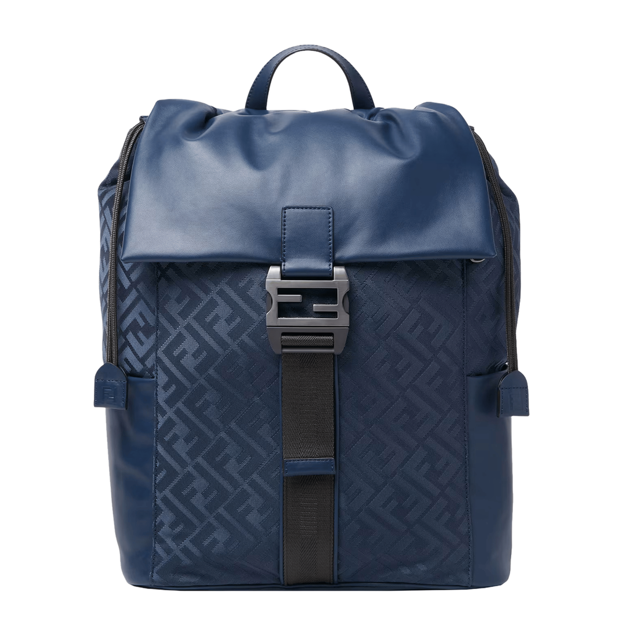 Fendi Flux Nylon Backpack - Blue