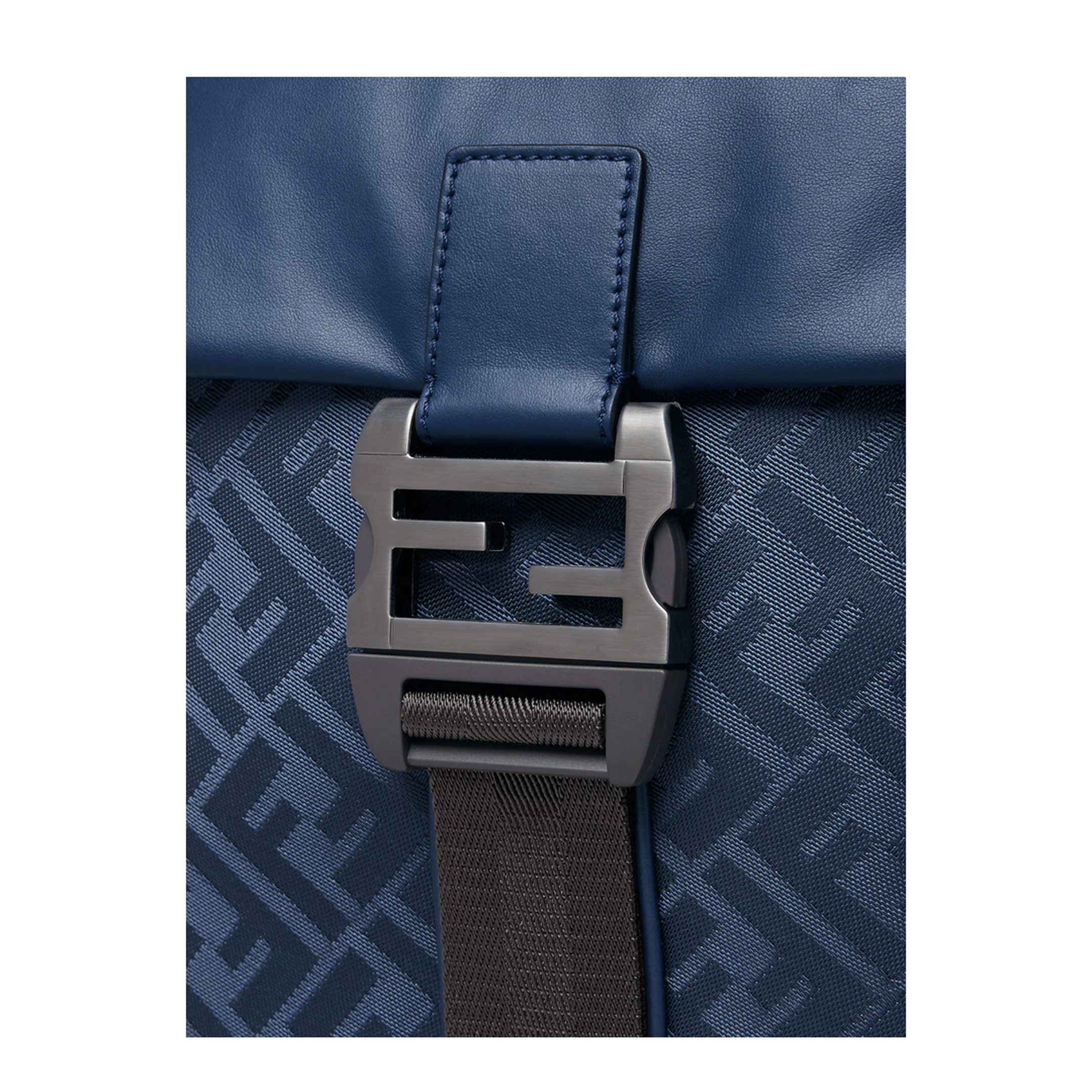 Fendi Flux Nylon Backpack - Blue