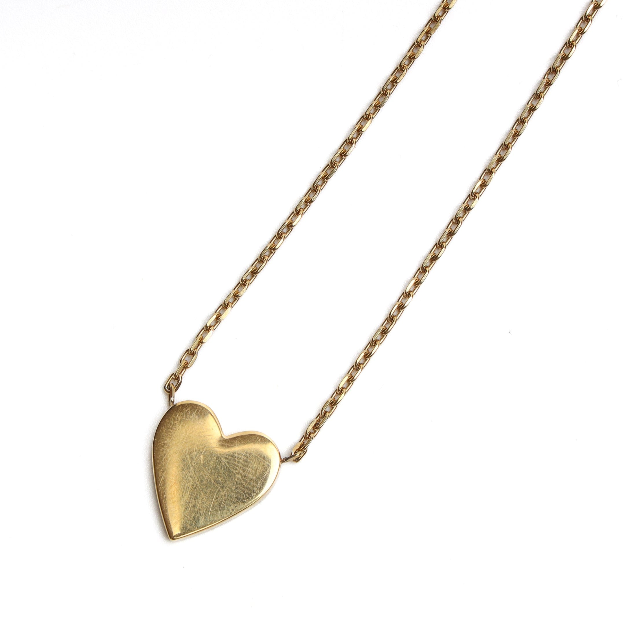 Michael Kors Pavé Gold - Tone Heart Pendant Necklace