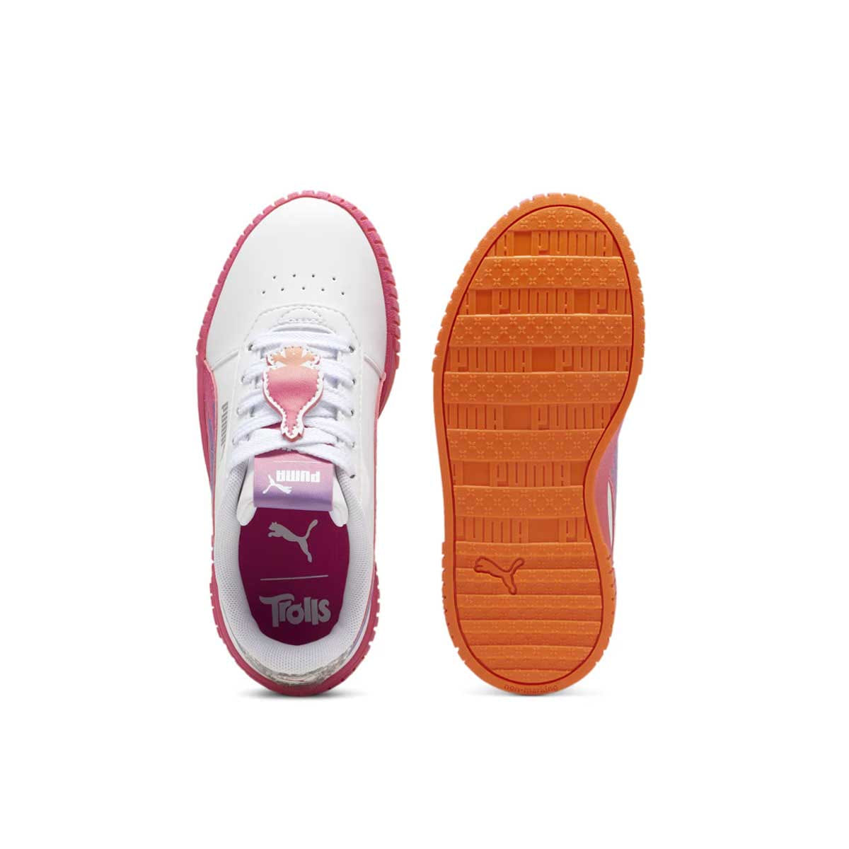 PUMA + Trolls Kids Carina 2.0 Puma White