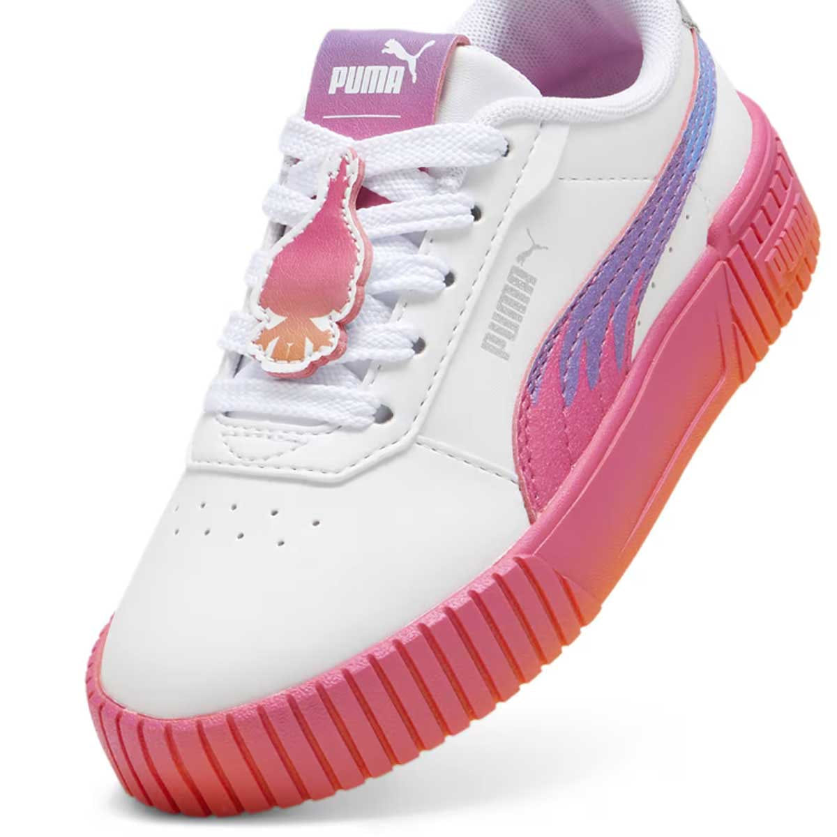 PUMA + Trolls Kids Carina 2.0 Puma White