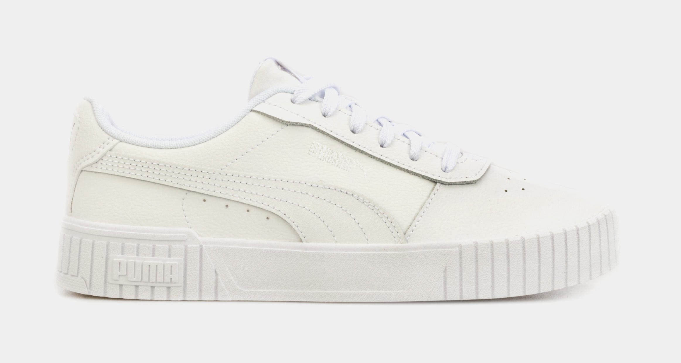 PUMA Carina 2.0 Grade School Lifestyle Shoes (White)