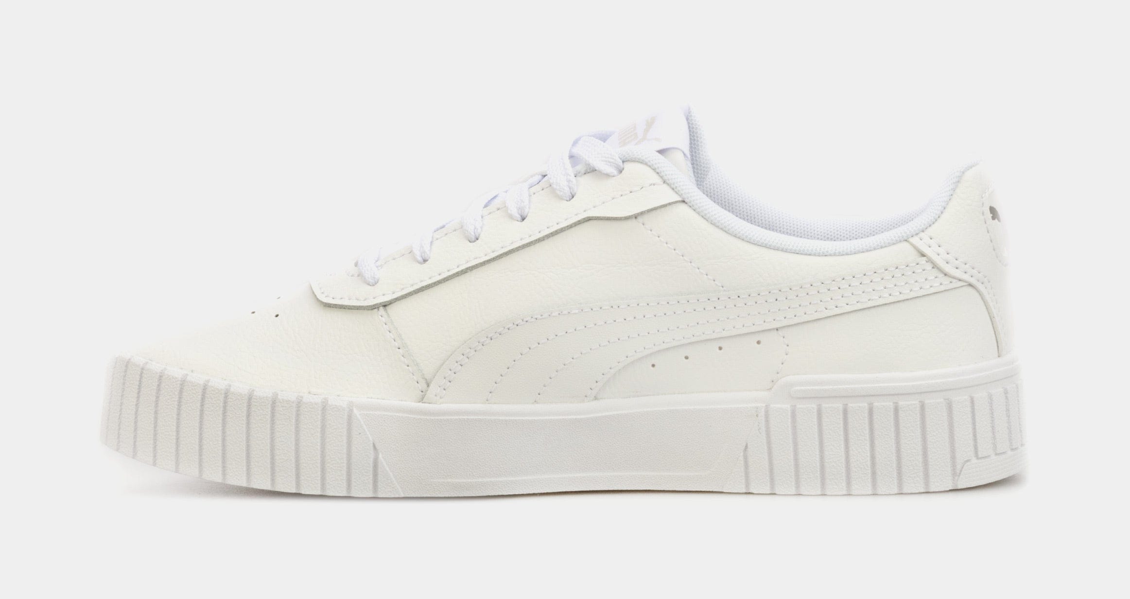 PUMA Carina 2.0 Grade School Lifestyle Shoes (White)