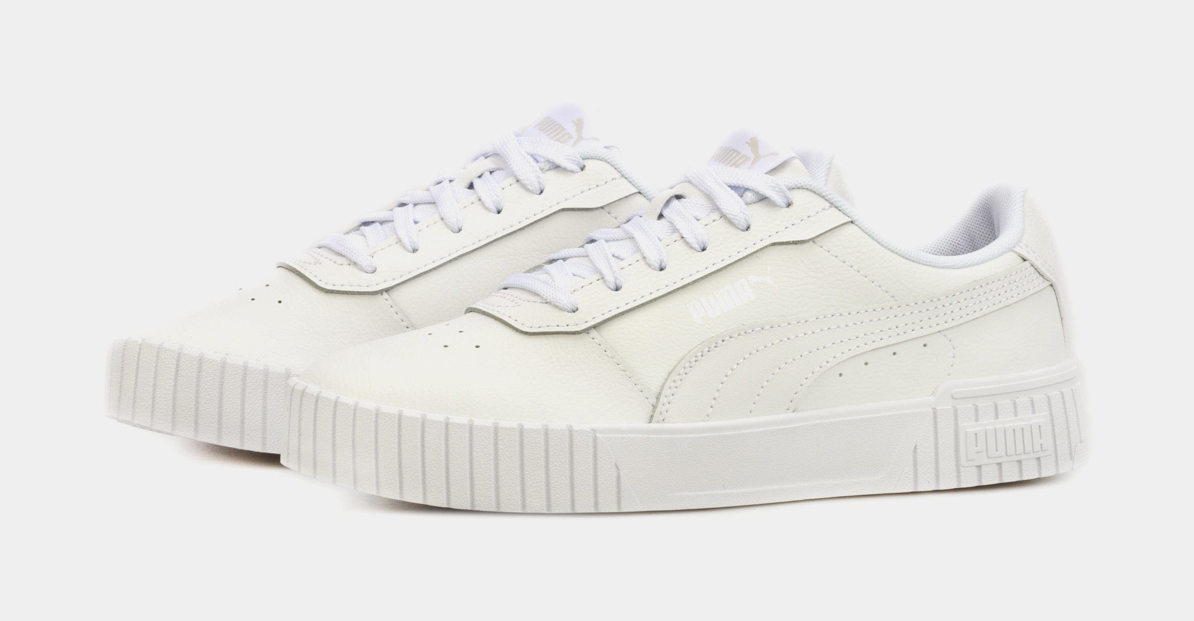 PUMA Carina 2.0 Grade School Lifestyle Shoes (White)