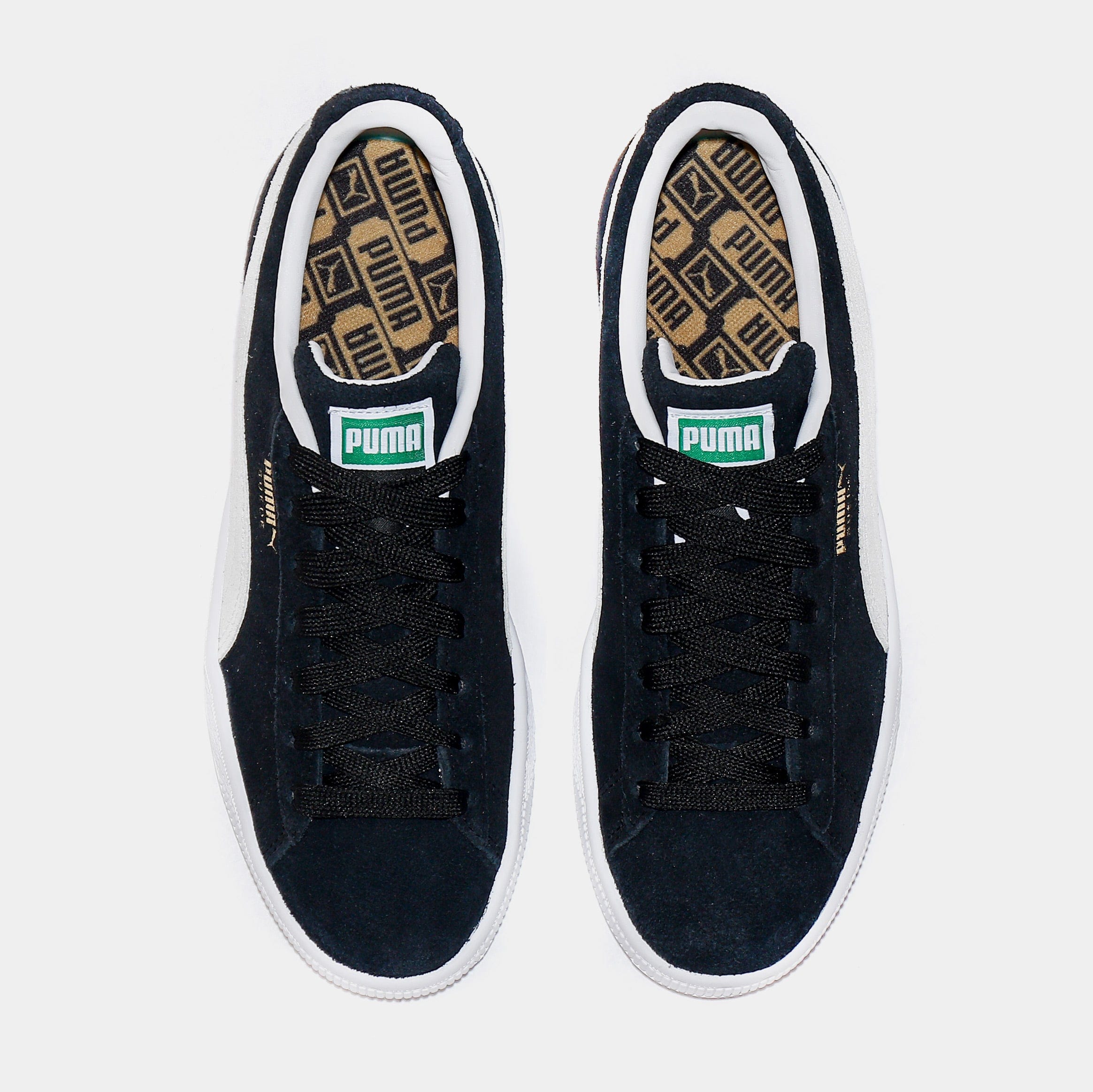 PUMA Suede Classic 21 Womens Lifestyle Shoes (Black)
