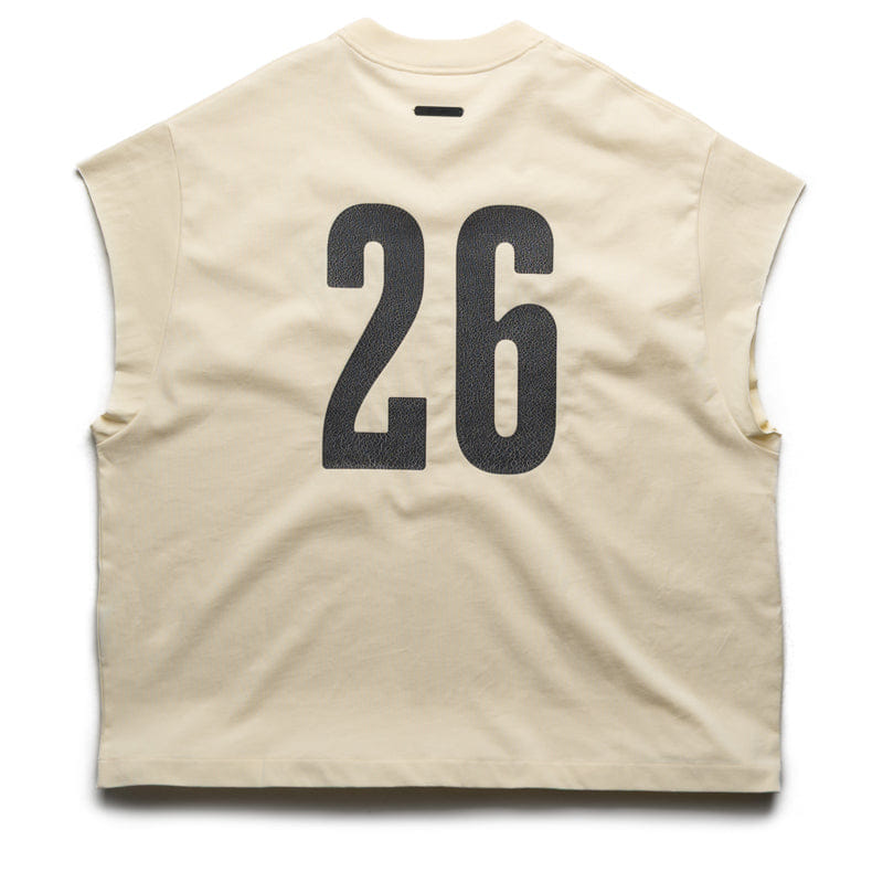 Fear Of God Essentials Cut Off 90's T-Shirt - Chalk
