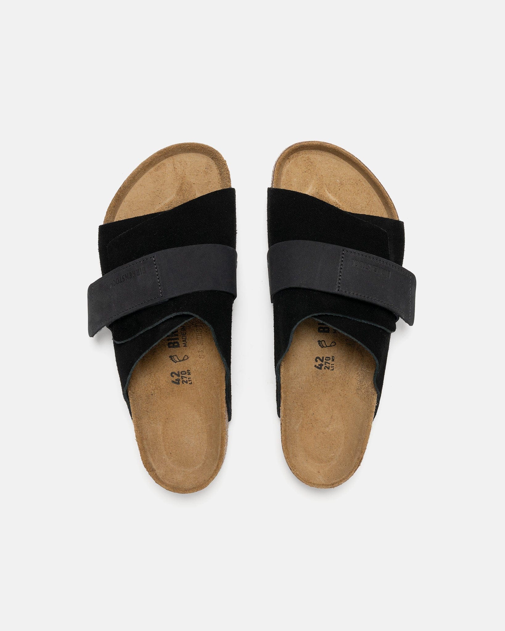Birkenstock Kyoto Black Suede/Nubuck