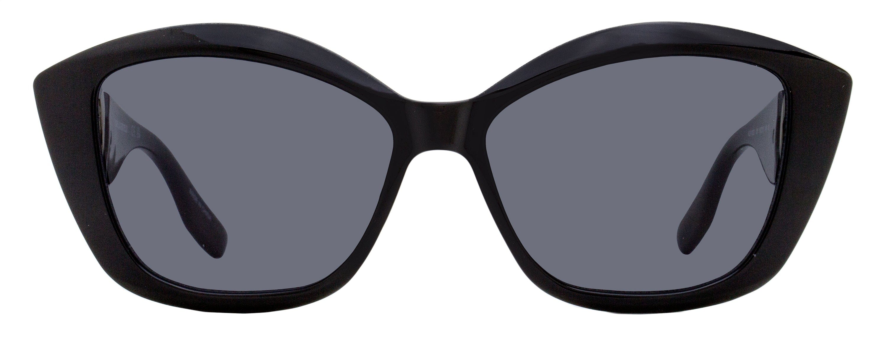 Karl Lagerfeld Modified Rectangle Sunglasses KL6102S 001 Black 56 mm