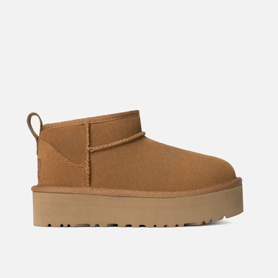 UGG KIDS CLASSIC ULTRA MINI PLATFORM - CHESTNUT