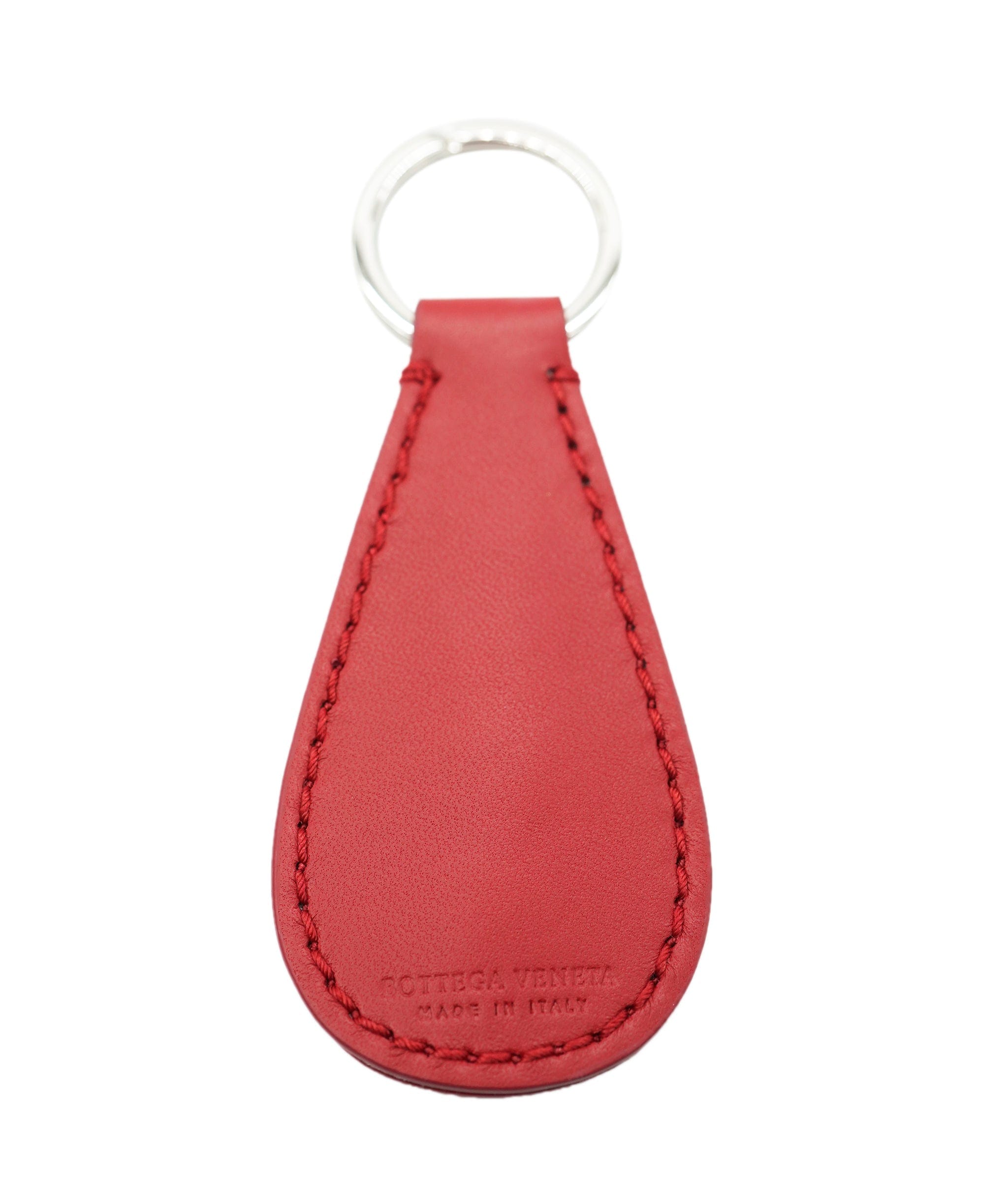 Bottega Veneta Bottega red intrecciato keyring - AJC0903