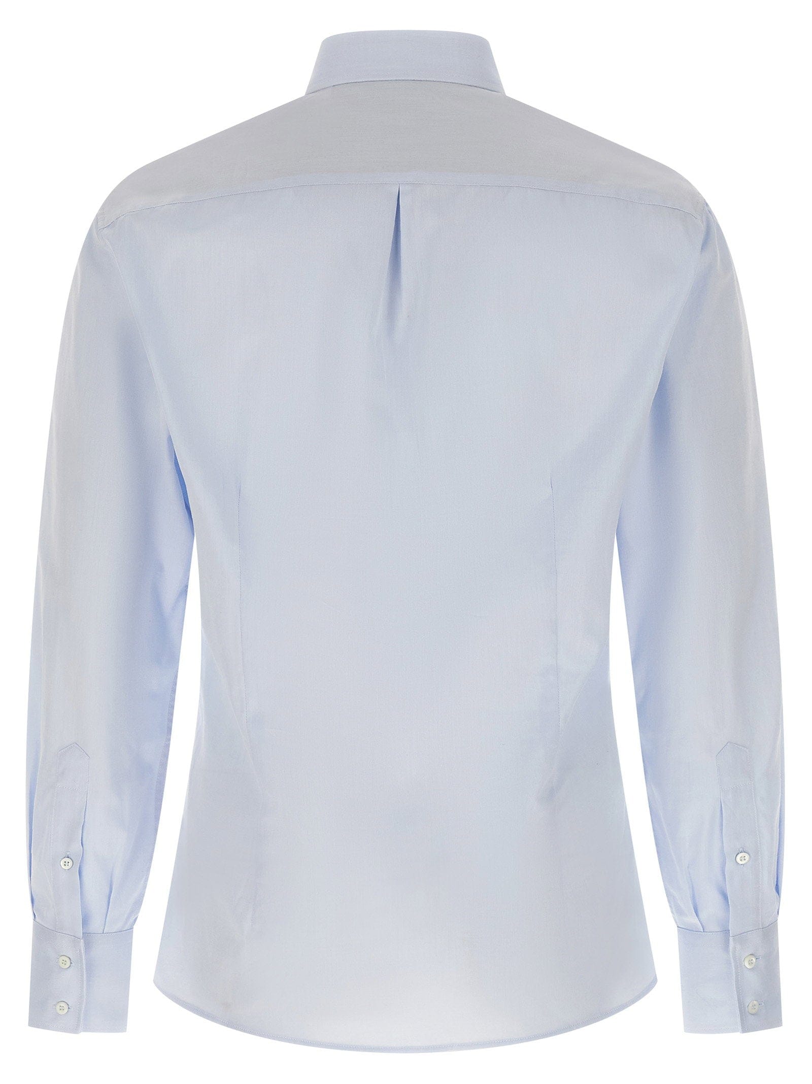 Brunello Cucinelli Cotton Button - Down Shirt — light blue