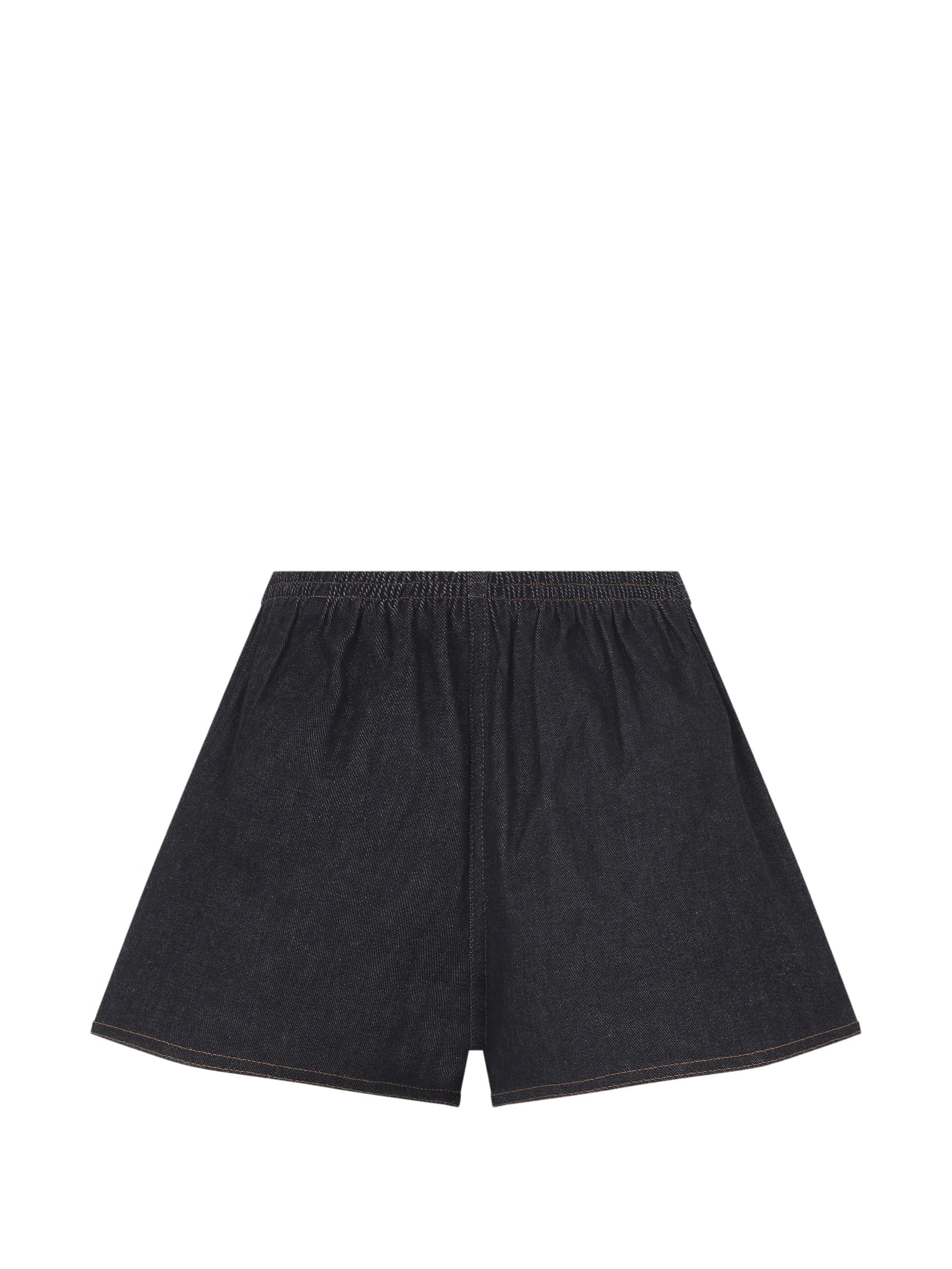 Jacquemus Amelo de - Nîmes logo - embroidered shorts