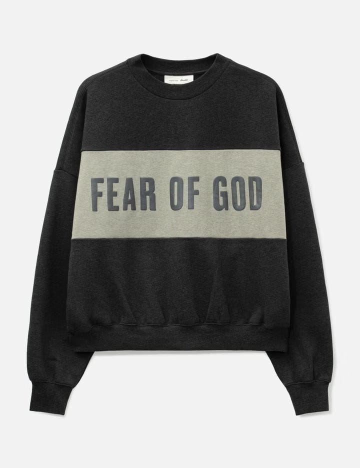 Fear of God Essentials Cropped Relaxed Panelled Sweatshirt