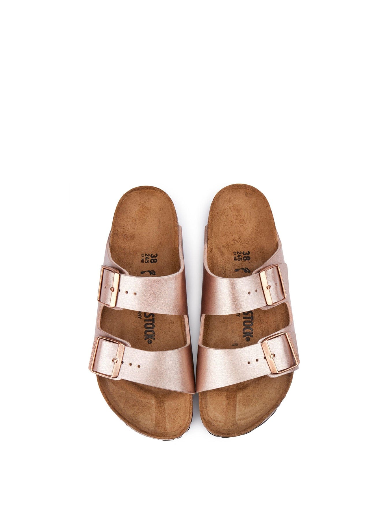Birkenstock Arizona Synthetic Sandals Rose Gold