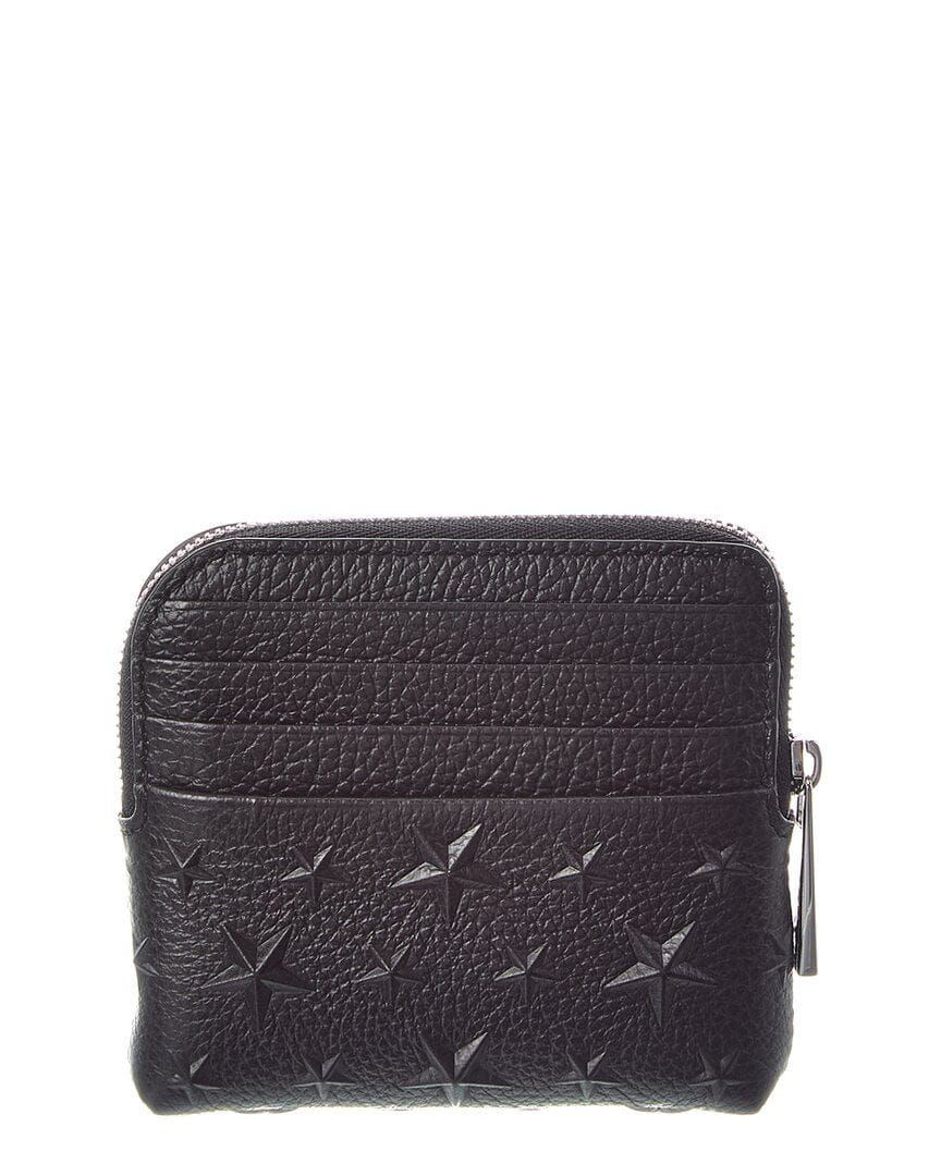 Jimmy Choo Compact Zip Leather Card Case