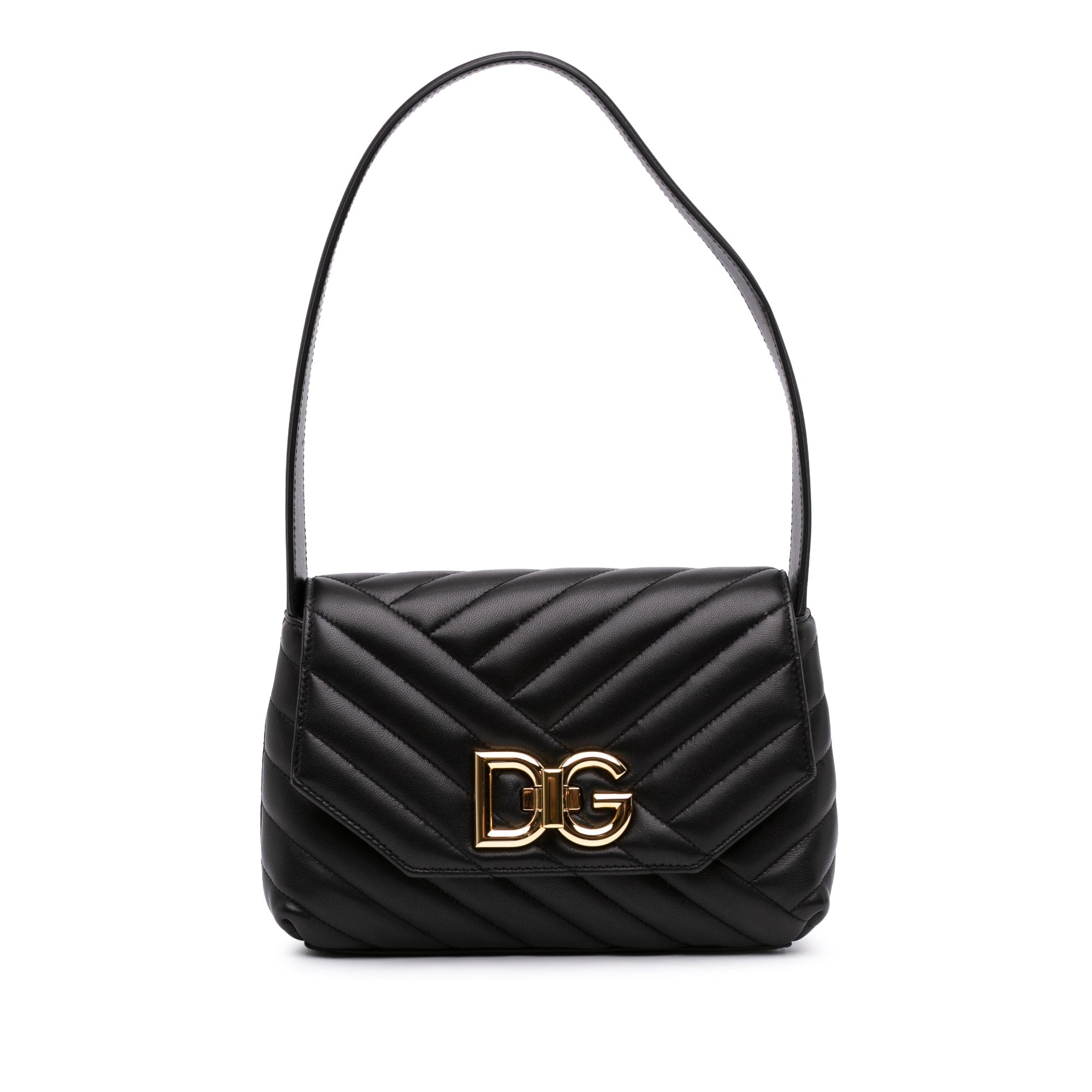 Dolce & Gabbana Small Quilted Lambskin Lop Shoulder Bag