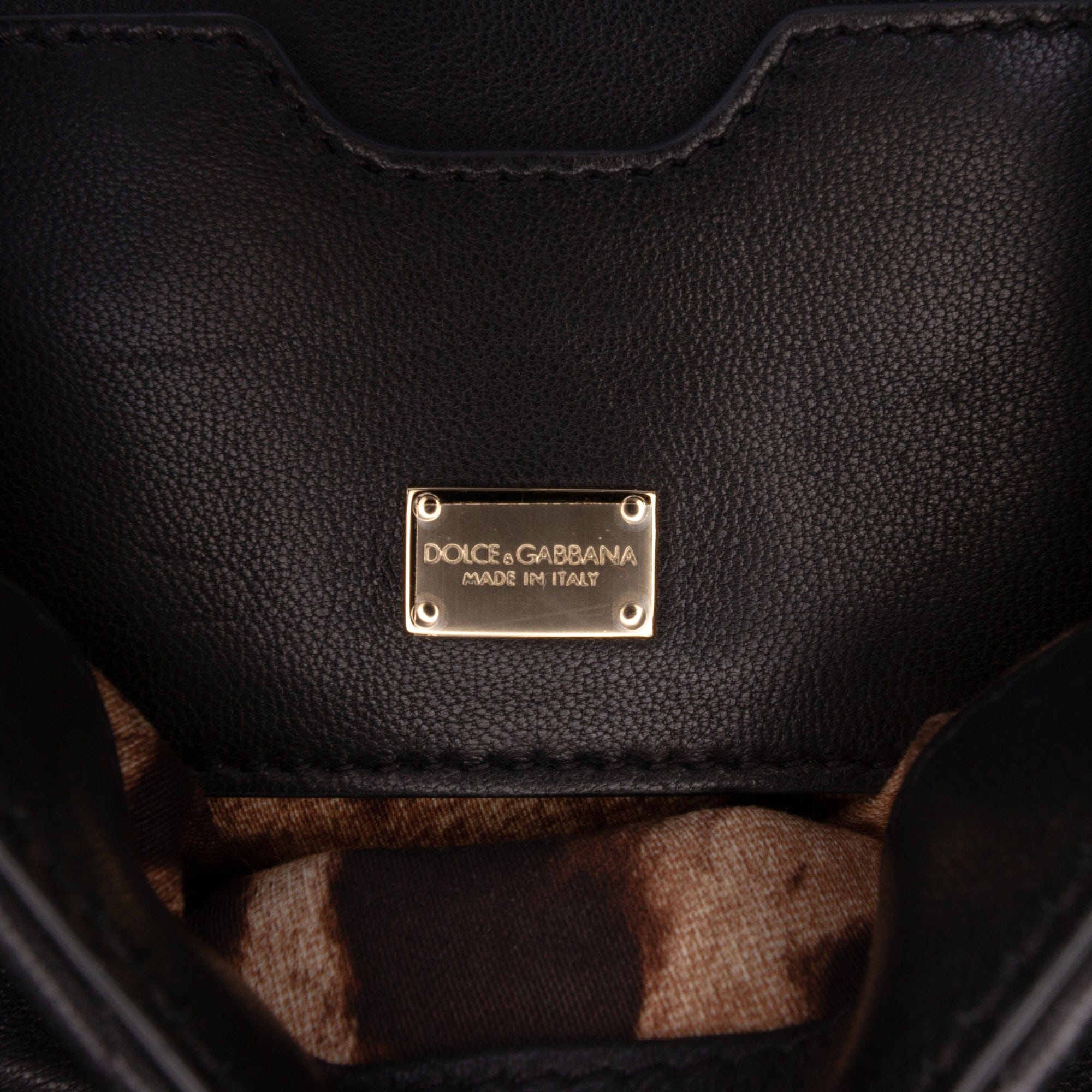 Dolce & Gabbana Small Quilted Lambskin Lop Shoulder Bag