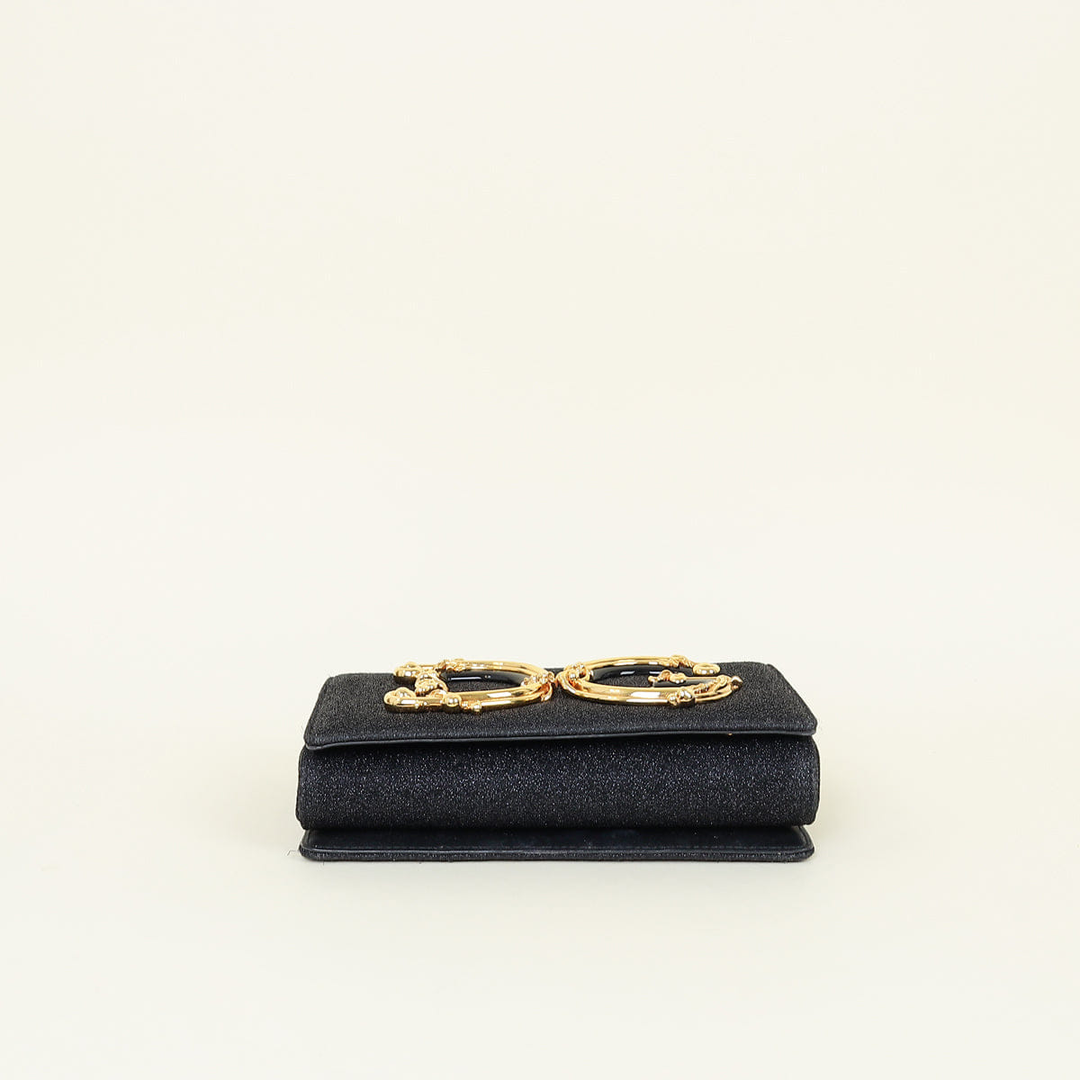 Dolce & Gabbana Black DG Grils Flap Chain Shoulder Bag