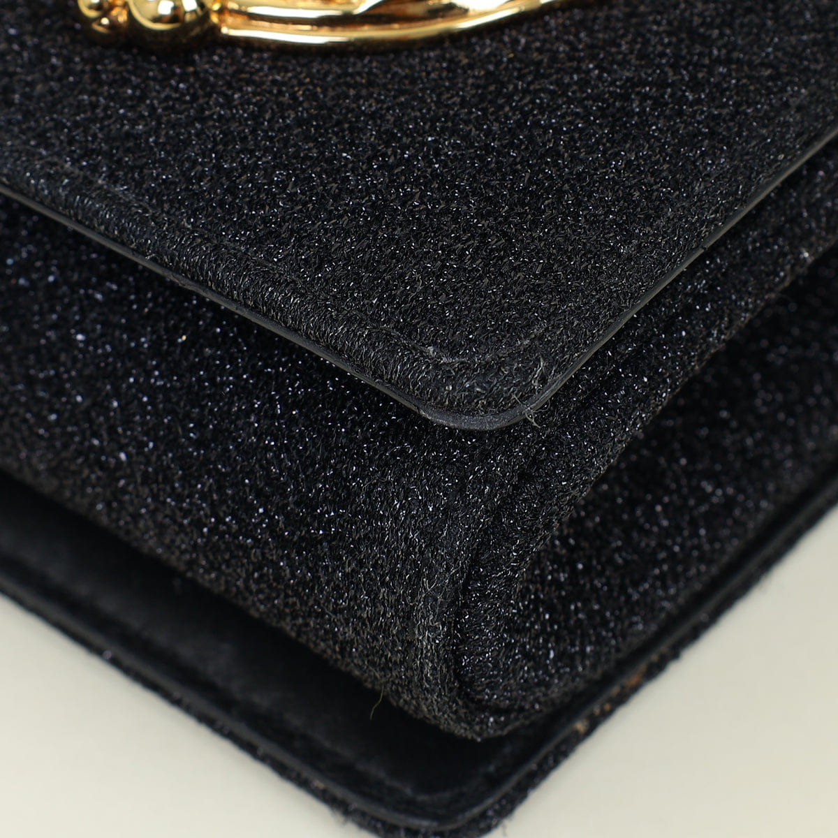 Dolce & Gabbana Black DG Grils Flap Chain Shoulder Bag