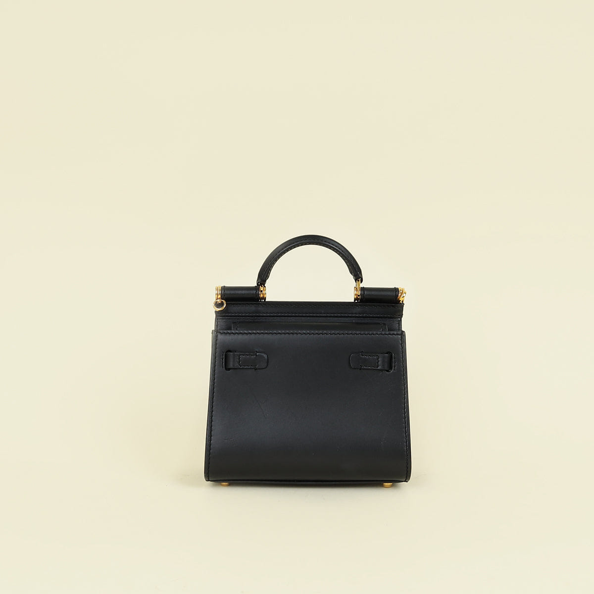 Dolce & Gabbana Black Mini Sicily 58 Shoulder Bag