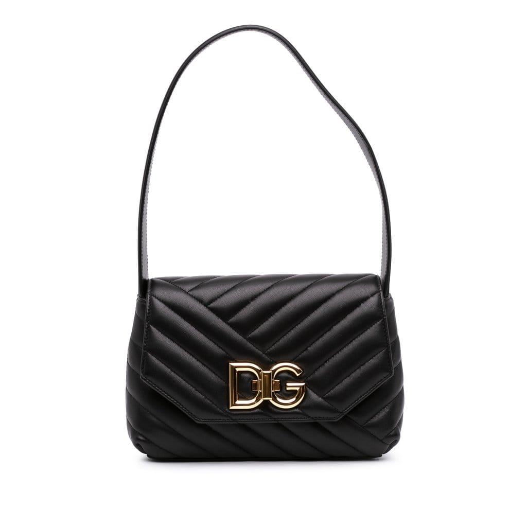 Dolce & Gabbana Small Quilted Lambskin Lop Shoulder Bag