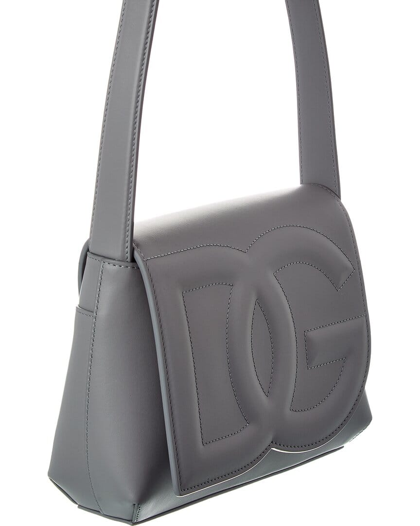 Dolce & Gabbana Dg Logo Leather Shoulder Bag