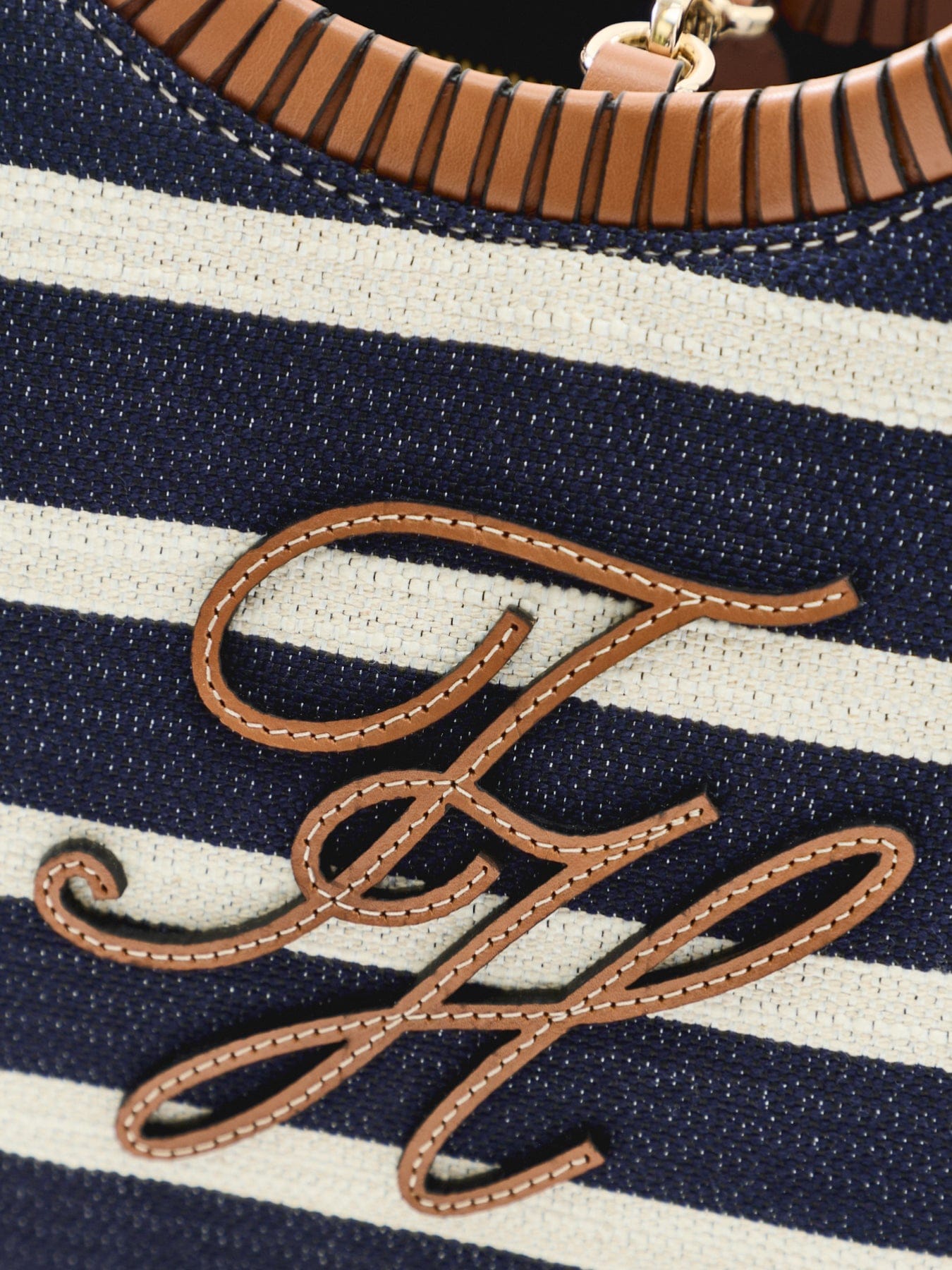 Tommy Hilfiger Elev Summer Stripe Tote Bag Blue