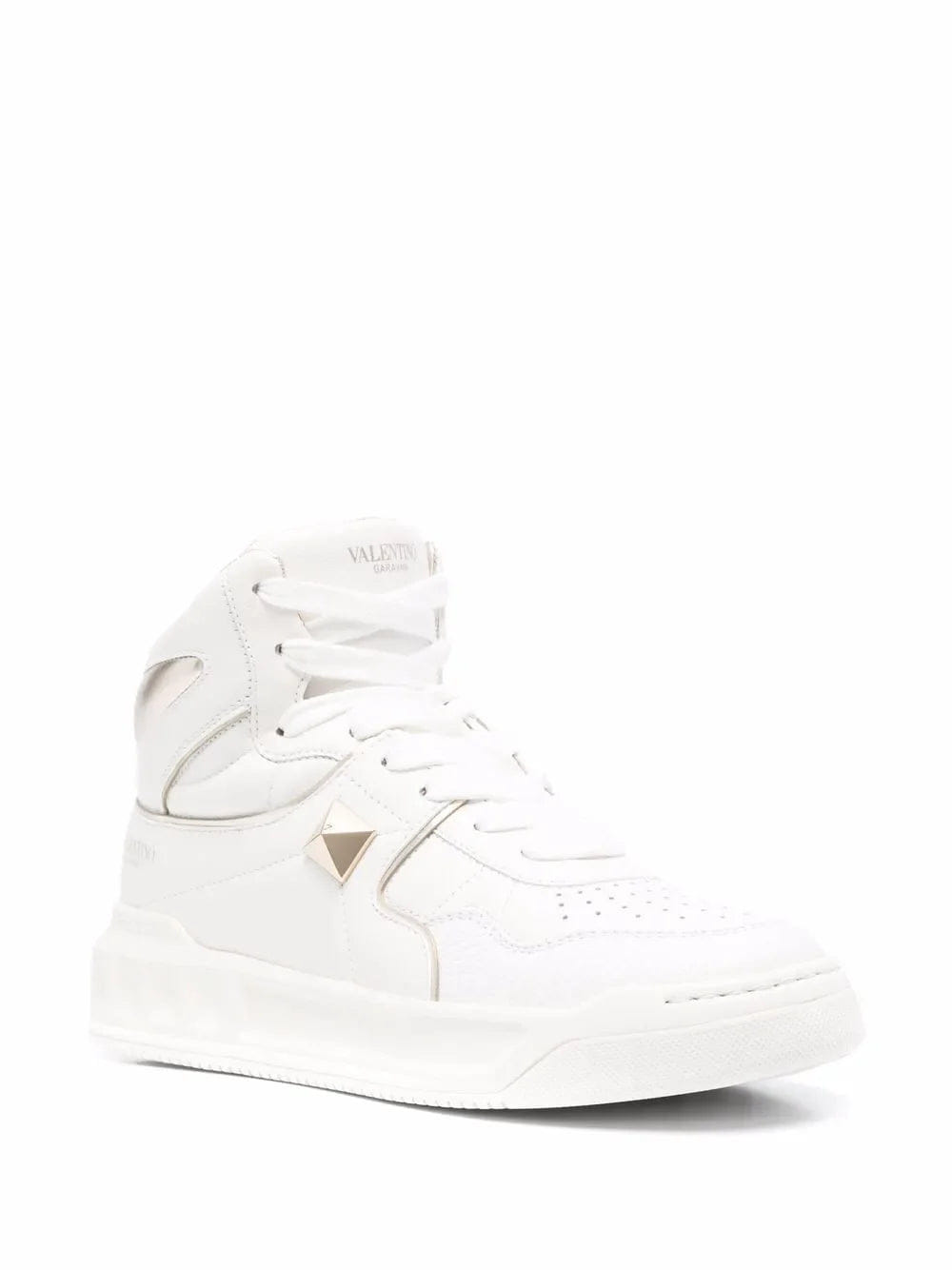 Valentino Garavani Roman Stud - Embellishment Lace - Up Sneakers
