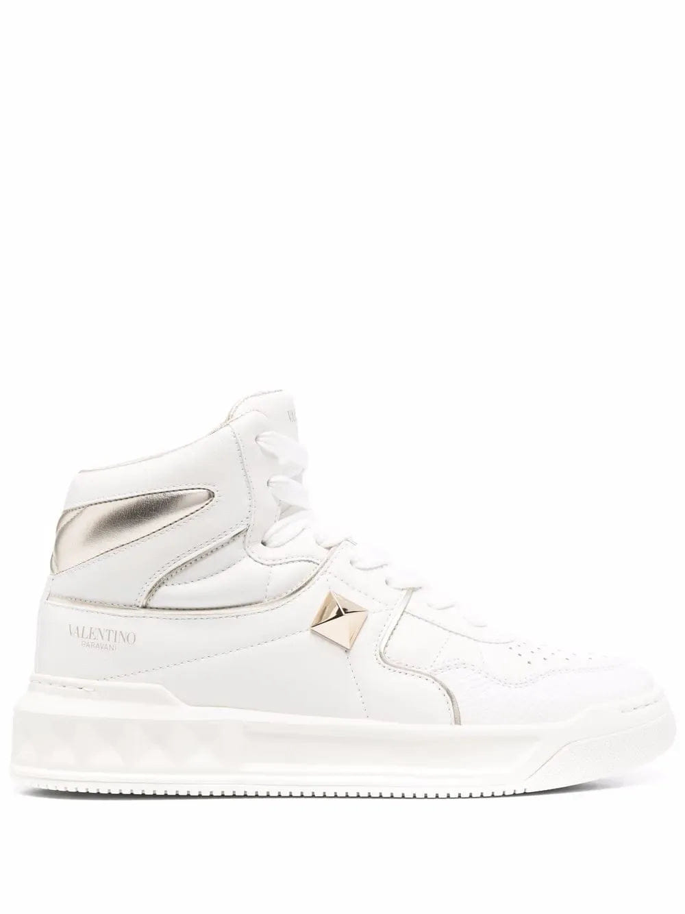 Valentino Garavani Roman Stud - Embellishment Lace - Up Sneakers
