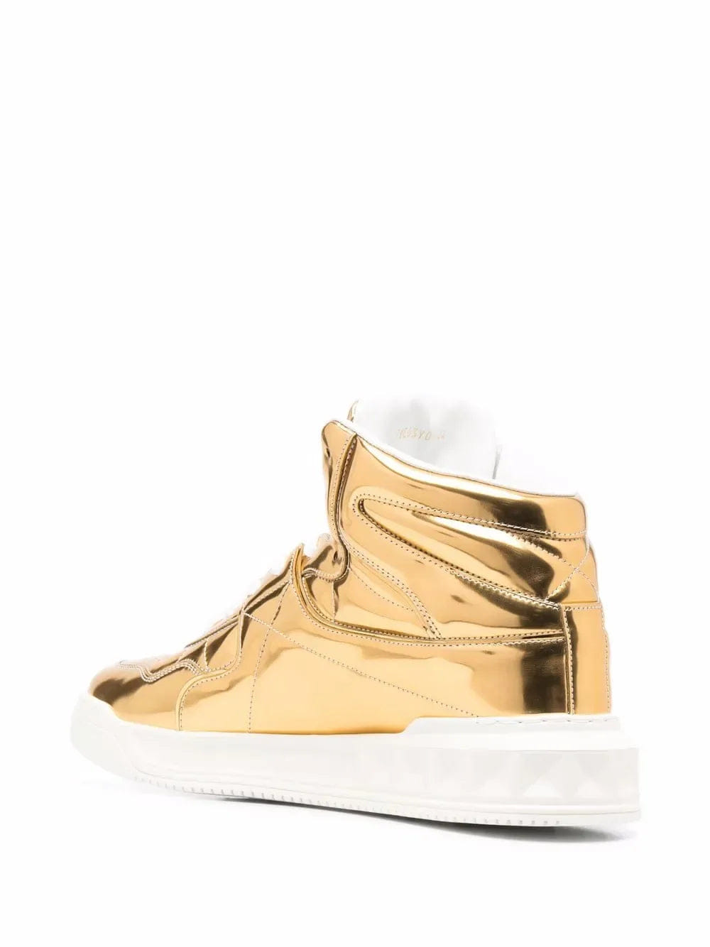 Valentino Garavani Metallic - Effect Lace - Up Sneakers