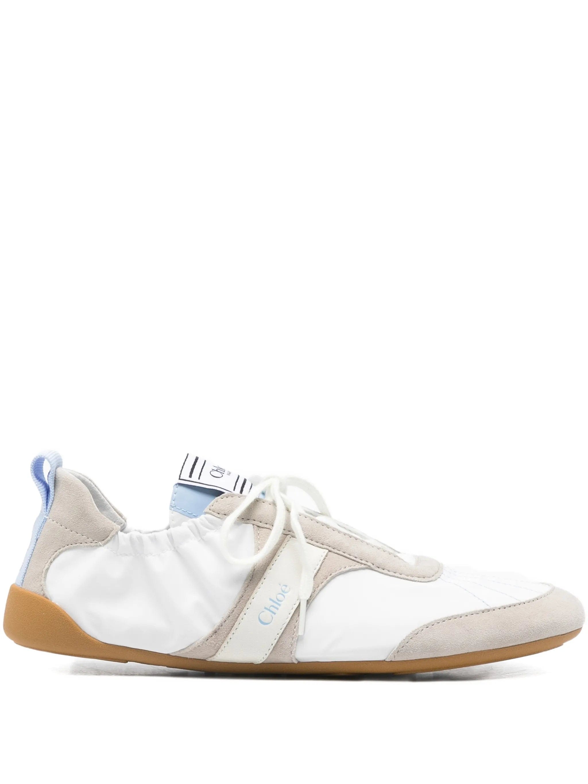 Chloé Kick suede - panelled sneakers
