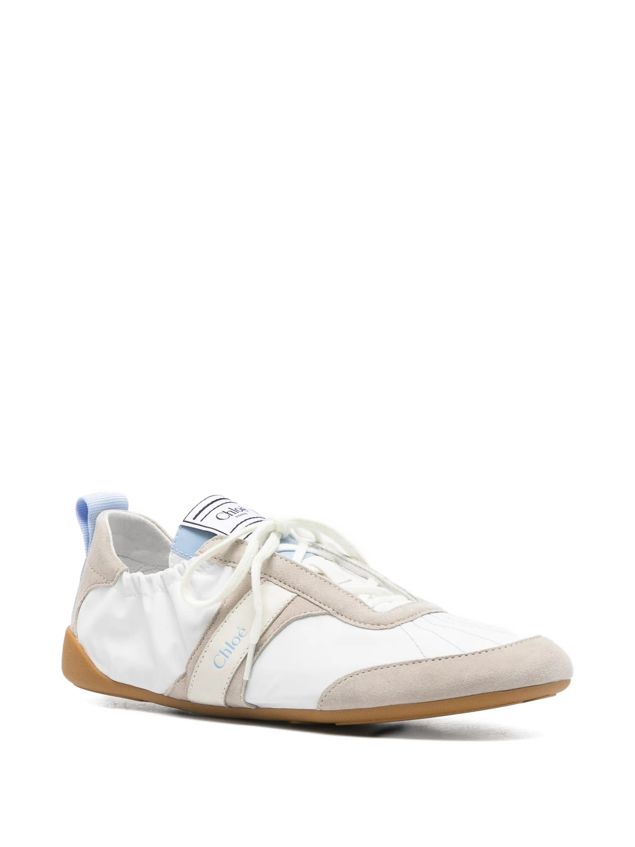 Chloé Kick suede - panelled sneakers