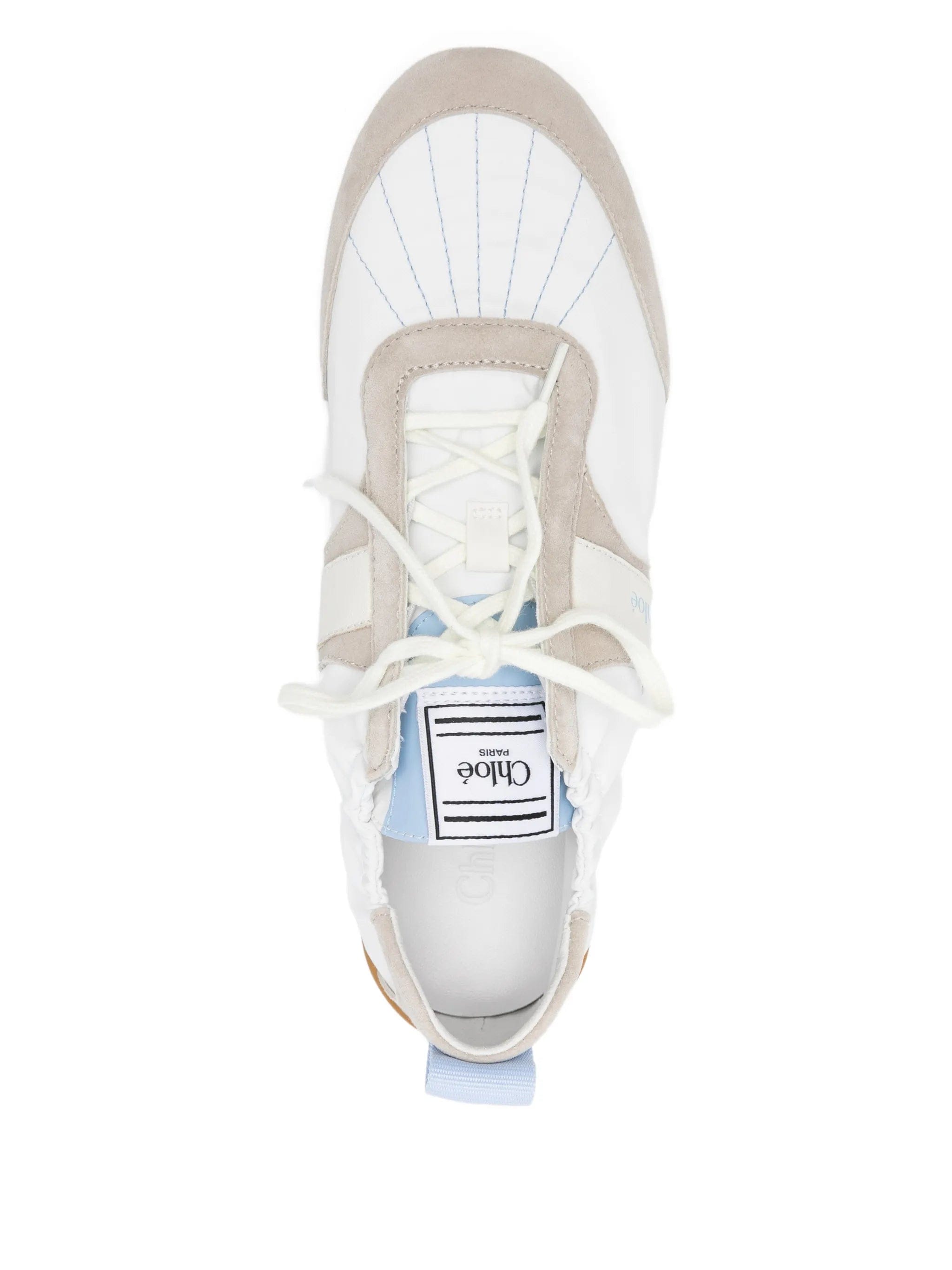 Chloé Kick suede - panelled sneakers