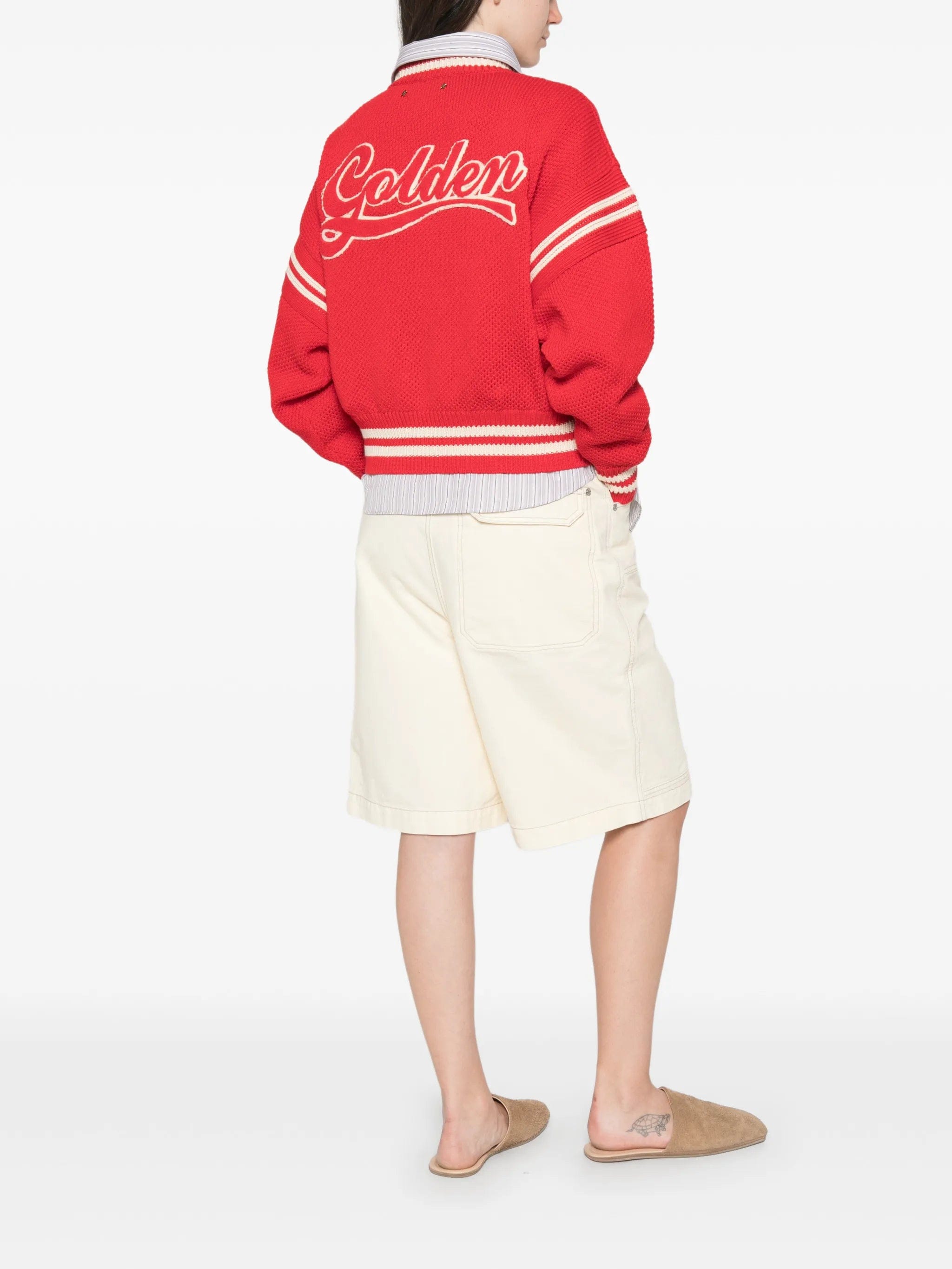 Golden Goose long - sleeve round - neck sweater