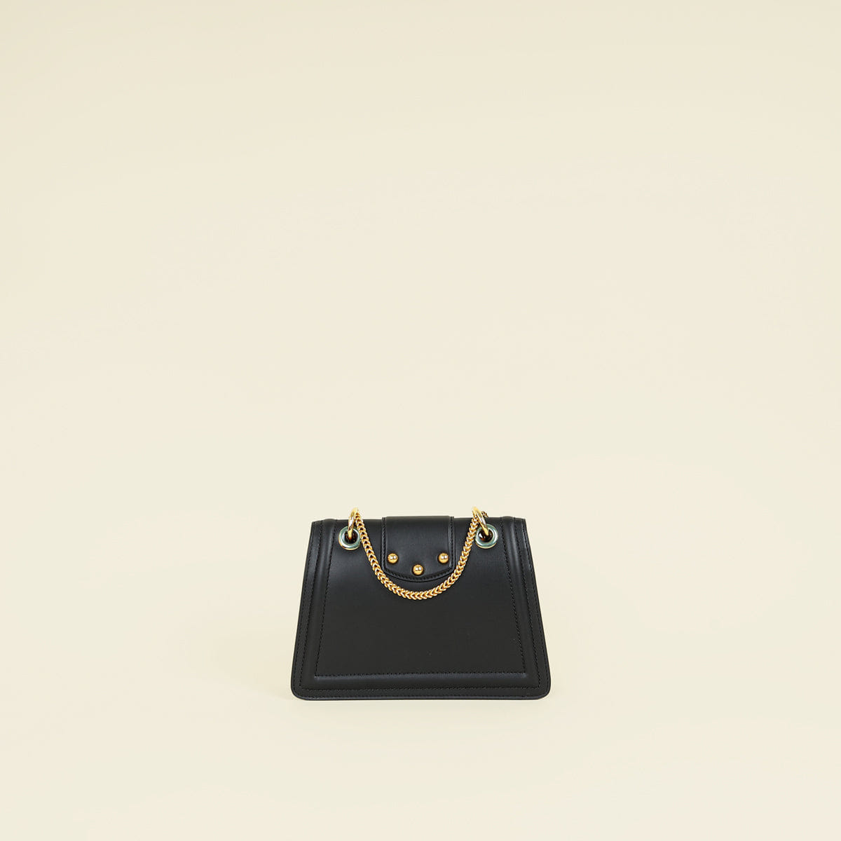 Dolce & Gabbana Black DG Amore Small Flap Chain Bag
