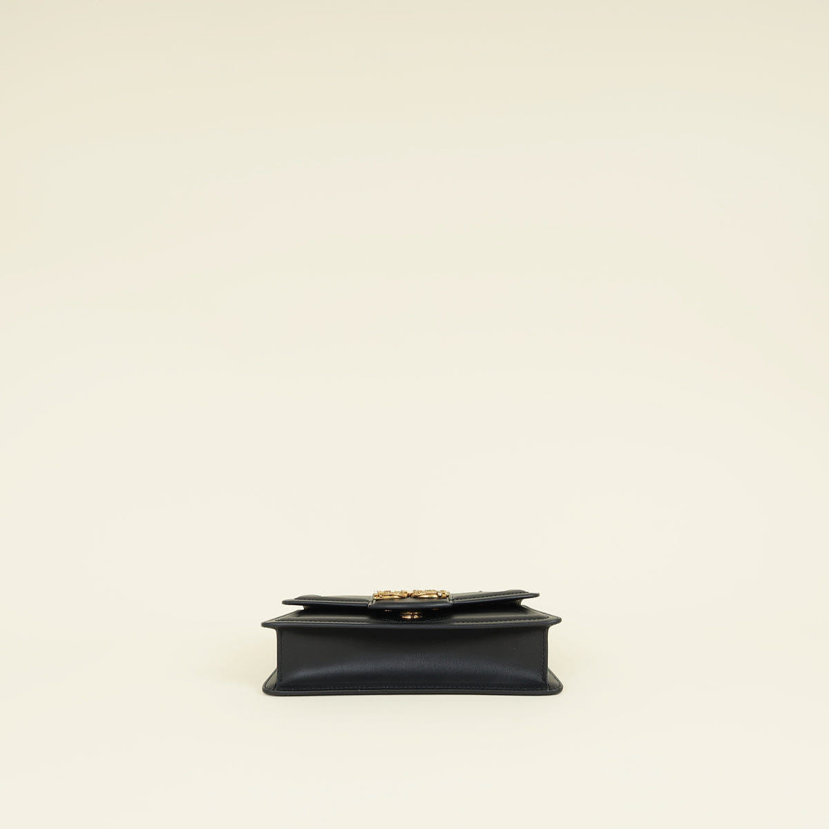 Dolce & Gabbana Black DG Amore Small Flap Chain Bag