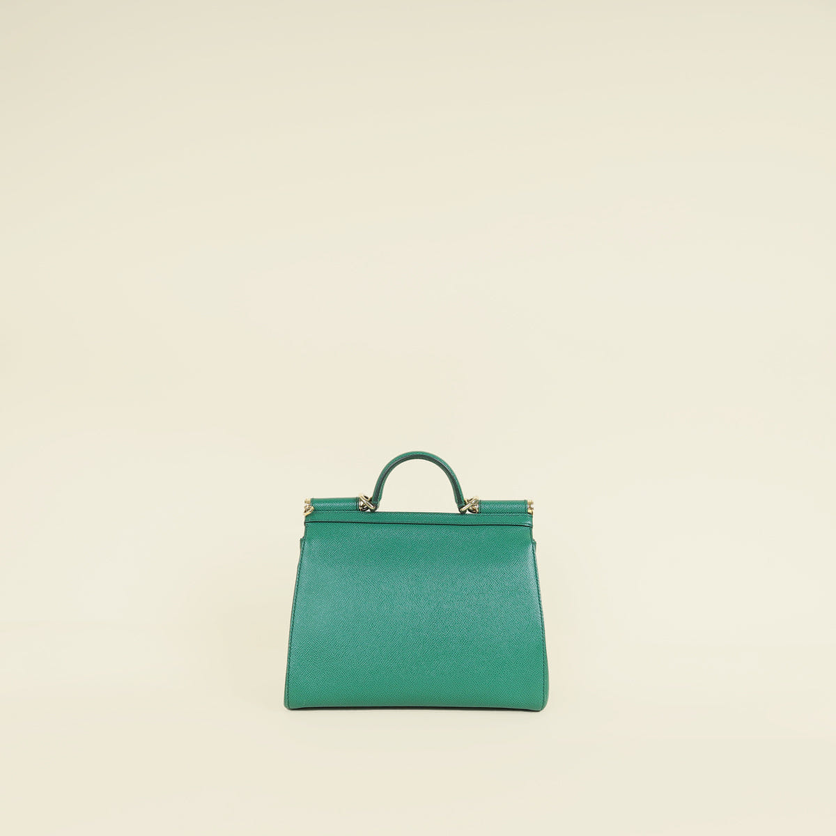 Dolce & Gabbana Green Sicily Dauphine Medium Flap Bag